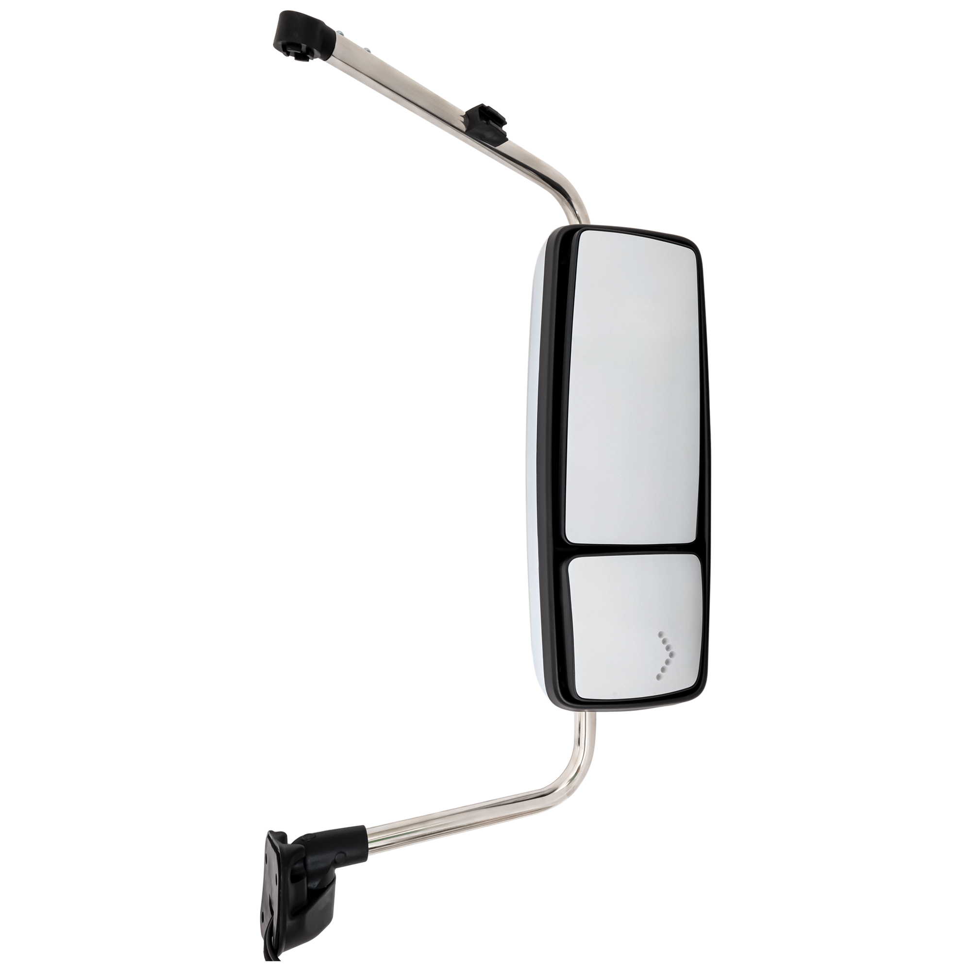 AM INTERNATIONAL PROSTAR WORKSTAR 08-12 MIRROR LH Power Heated Chrome w Signal Light w o CB Antenna Provision SKU IN43EL S HD OEM Heavy Duty