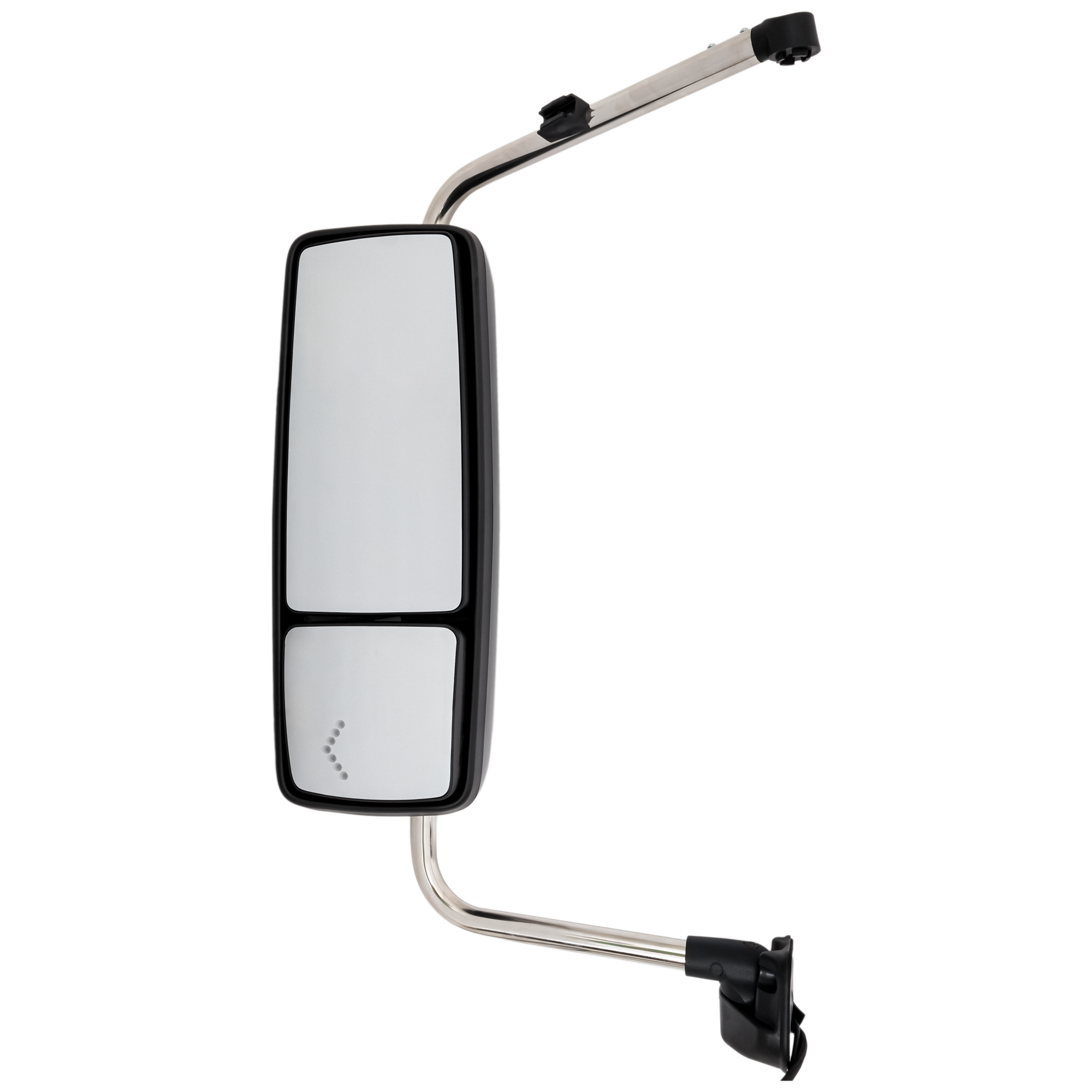AM INTERNATIONAL PROSTAR WORKSTAR 08-12 MIRROR LH Manual Adjust Heated Paintable w Signal Light w CB Antenna Provision SKU IN44L S HD OEM Heavy Duty