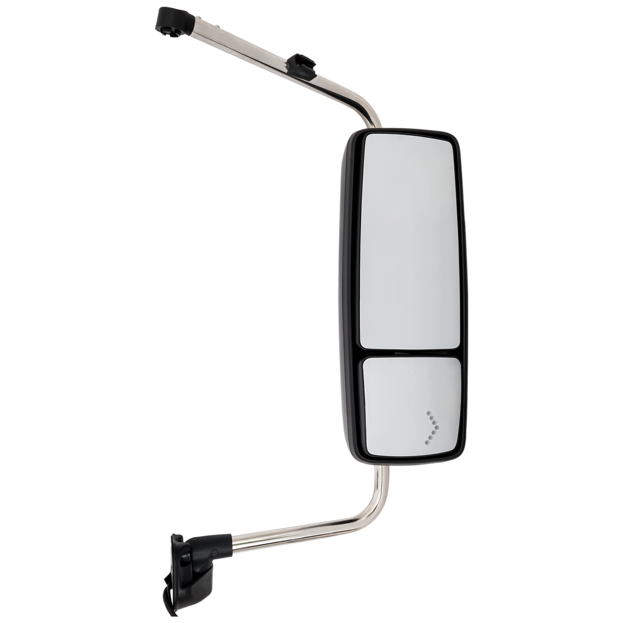 AM INTERNATIONAL PROSTAR WORKSTAR 08-12 MIRROR RH Manual Adjust Heated Paintable w Signal Light w o CB Antenna Provision SKU IN45R S HD OEM Heavy Duty