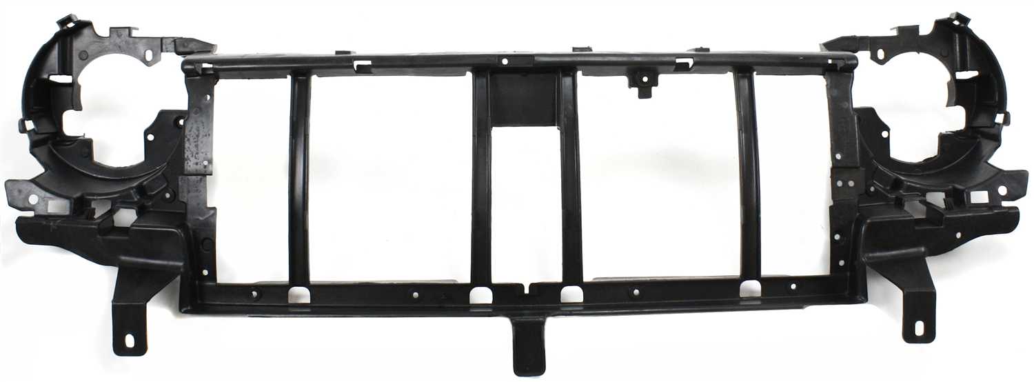 AM LIBERTY 02-04 HEADER PANEL Grille Reinforcement ABS Plastic SKU J040903 Partslink CH1220118 OEM 55155800AF