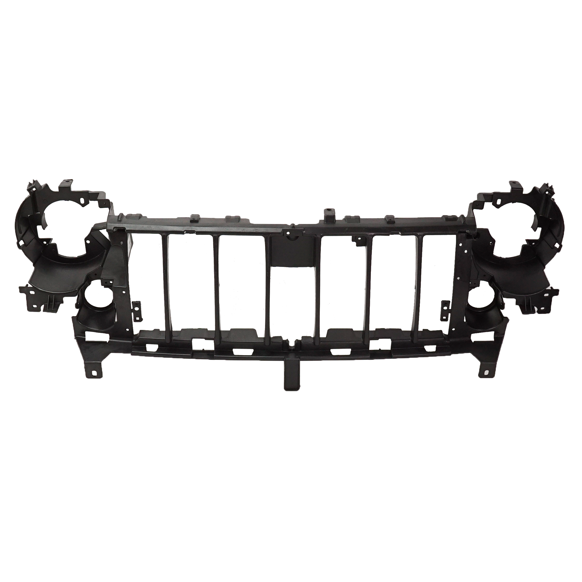 AM LIBERTY 05-07 HEADER PANEL Grille Reinforcement Thermoplastic w Fog Lamps SKU J040905 Partslink CH1223101 OEM 55156755AF