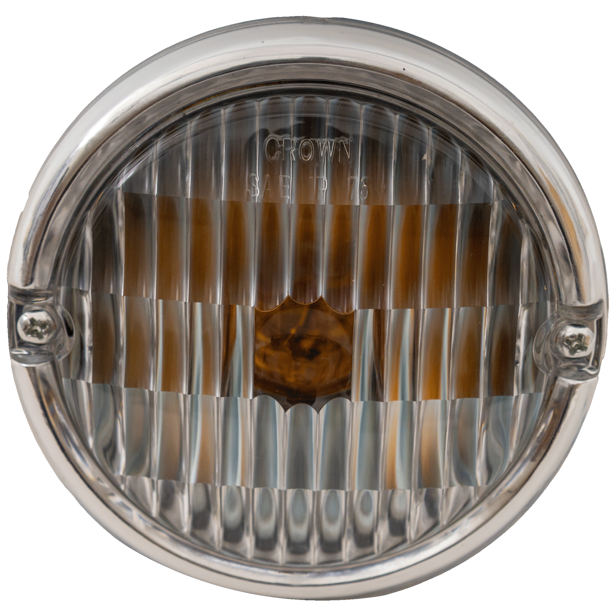AM CJ SERIES 76-86 PARK LAMP RH=LH Assembly 12 Volt 2 Screws SKU J106701 Partslink CH2520112 OEM J5752771