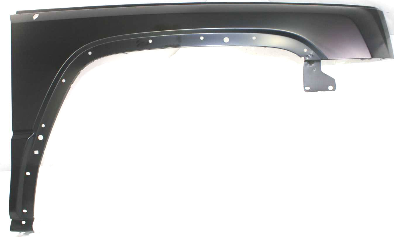 AM COMMANDER 06-10 FRONT FENDER RH Primed Steel CAPA SKU J220109Q Partslink CH1241249C OEM 55369218AB