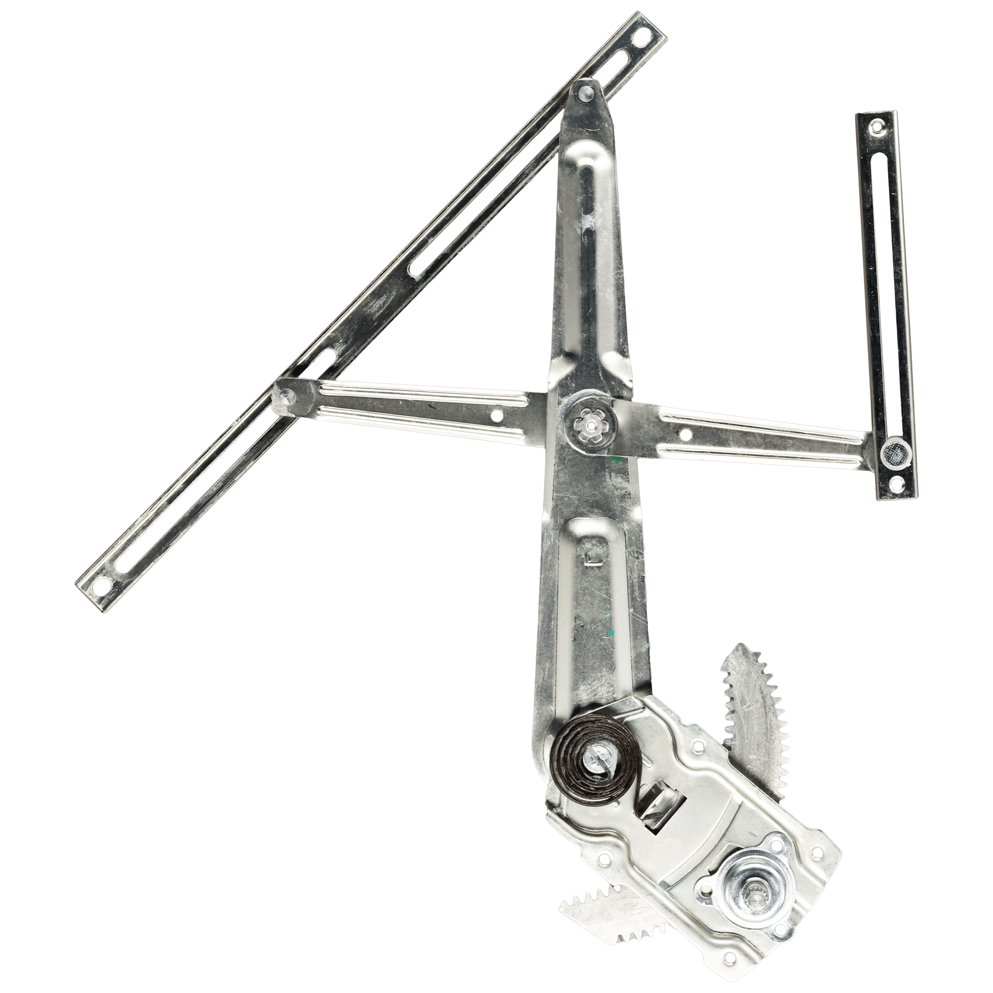 AM 4RUNNER 84-89 FRONT WINDOW REGULATOR LH Manual w o Vent Window SKU J3252-1 Partslink TO1350116 OEM 6980289107