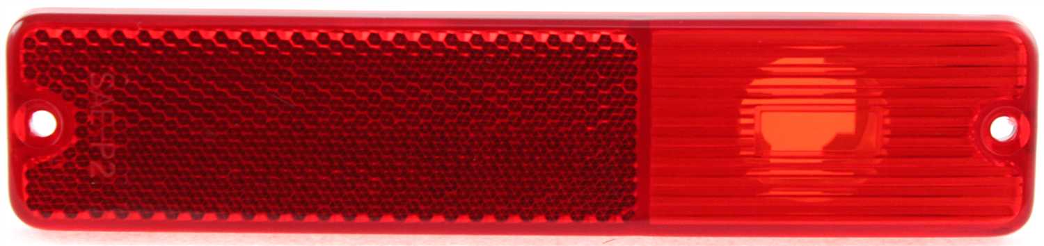 AM CJ SERIES 68-86 SJ 84-91 REAR SIDE MARKER LAMP RH=LH Lens and Housing Red Lens SKU J732301 Partslink CH2860101 OEM J0994021