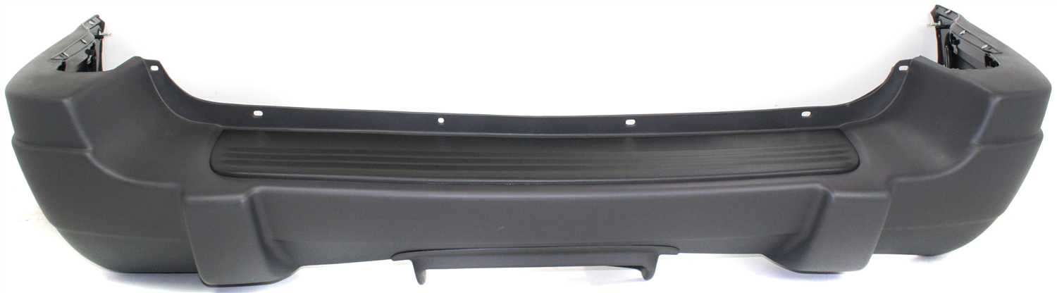AM GRAND CHEROKEE 99-04 REAR BUMPER COVER Primed w Hitch Bezel and Tow. Pkg. Limited Overland Special Edition Model SKU J760102 Partslink CH1100194 OEM TK66HS5AA