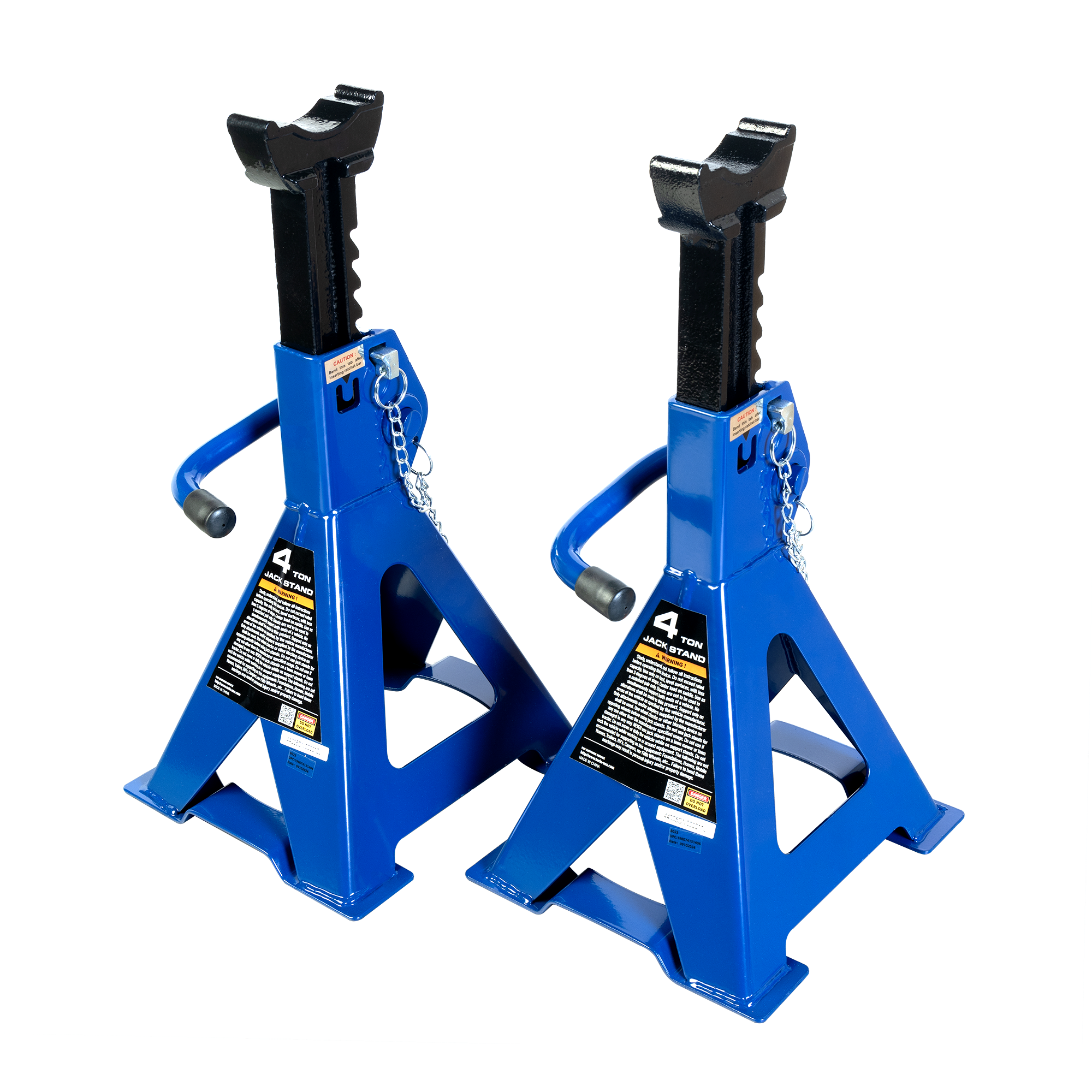 AM JACK STAND 4 Ton Double Lock Set of 2 SKU J99110003 OEM Tools