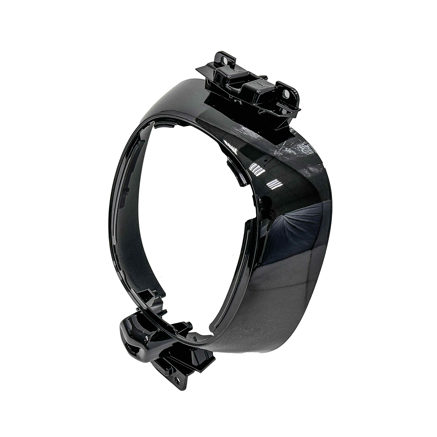 AM MDX 17-20 GRILLE MOLDING Grille Bezel Painted Black w Camera Hole SKU JA07070021 Partslink AC1210131 OEM 71123TZ5A10