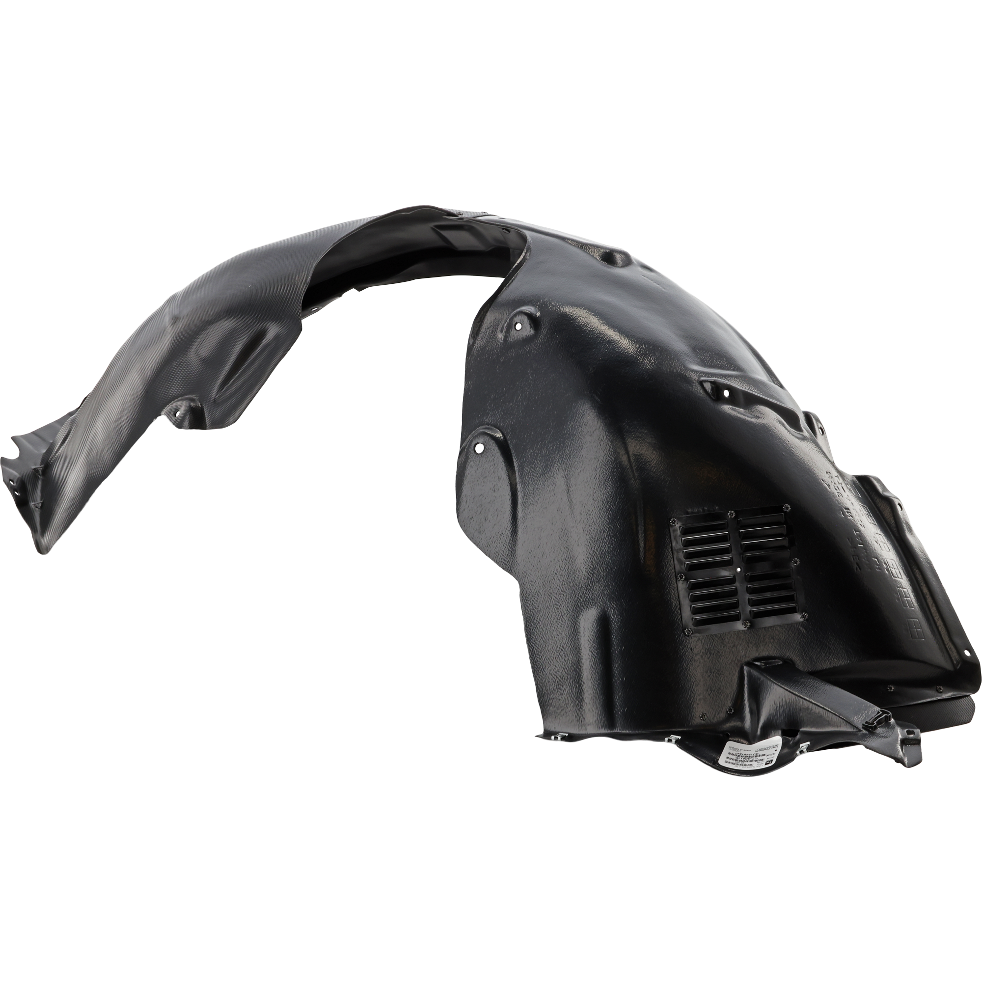 AM A3 S3-22-24 FRONT FENDER LINER LH Vacuum Form w o Insulation Foam SKU JA22210008 Partslink AU1248154 OEM 8Y0821171M