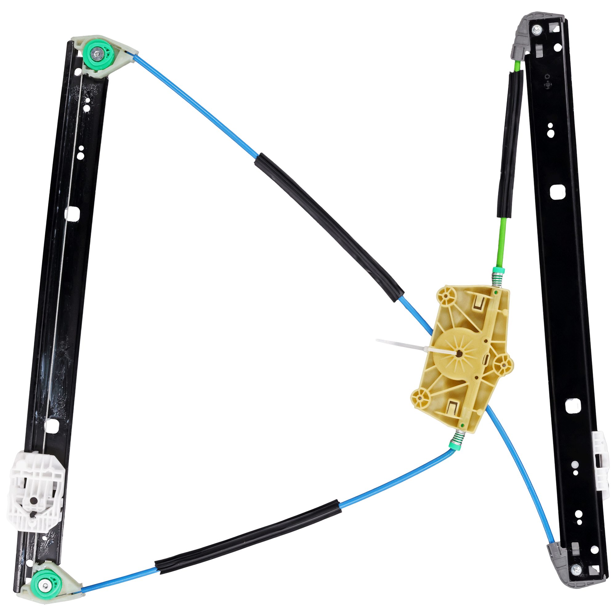 AM Q7-07-11 FRONT WINDOW REGULATOR LH Power w o Motor To 11-8-10 SKU JA462940 OEM 4L0837461A
