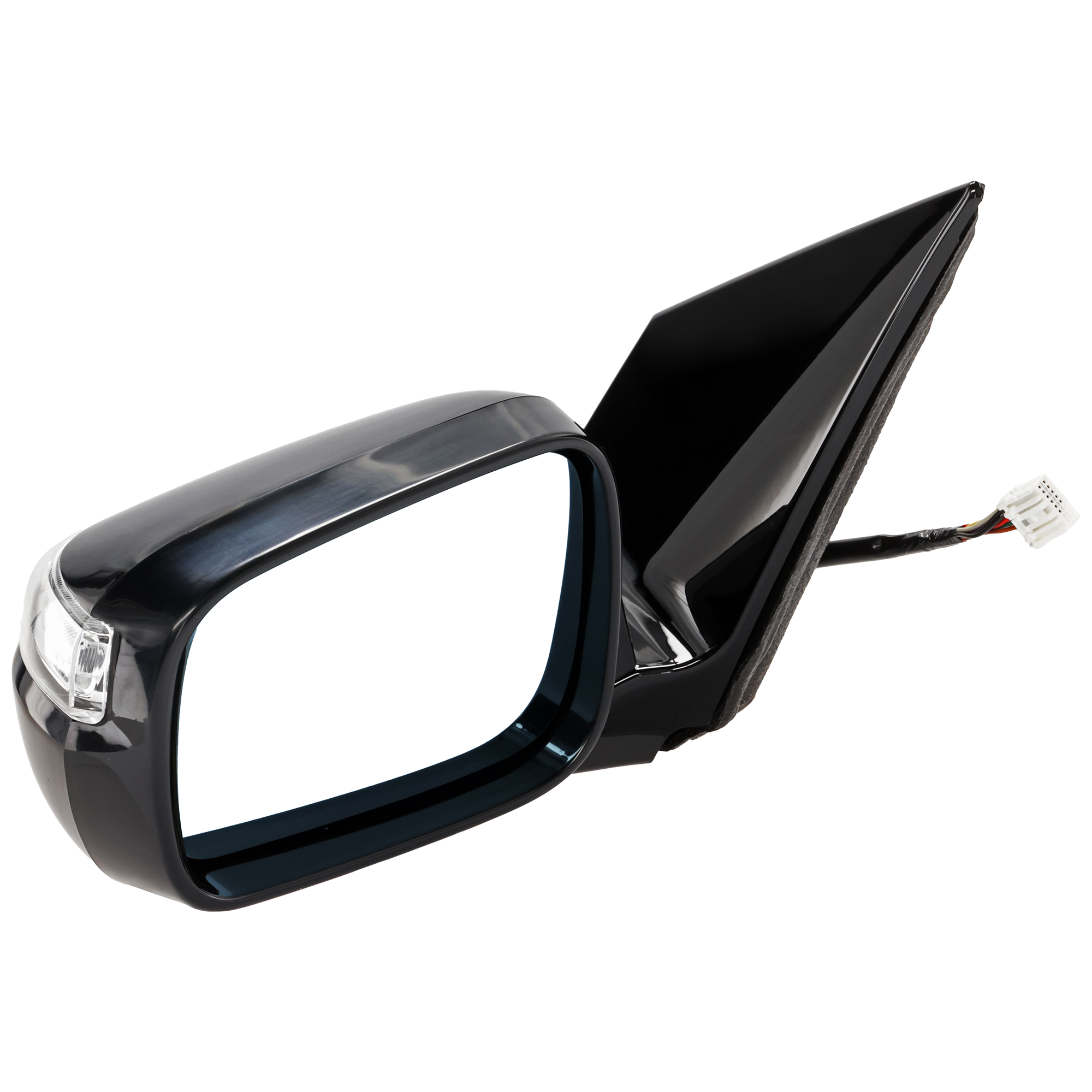 AM MDX 07-08 MIRROR LH Power Manual Folding Heated Paintable w o Power Liftgate SKU JAC22EL S Partslink AC1320112 OEM 76250STXA02ZG