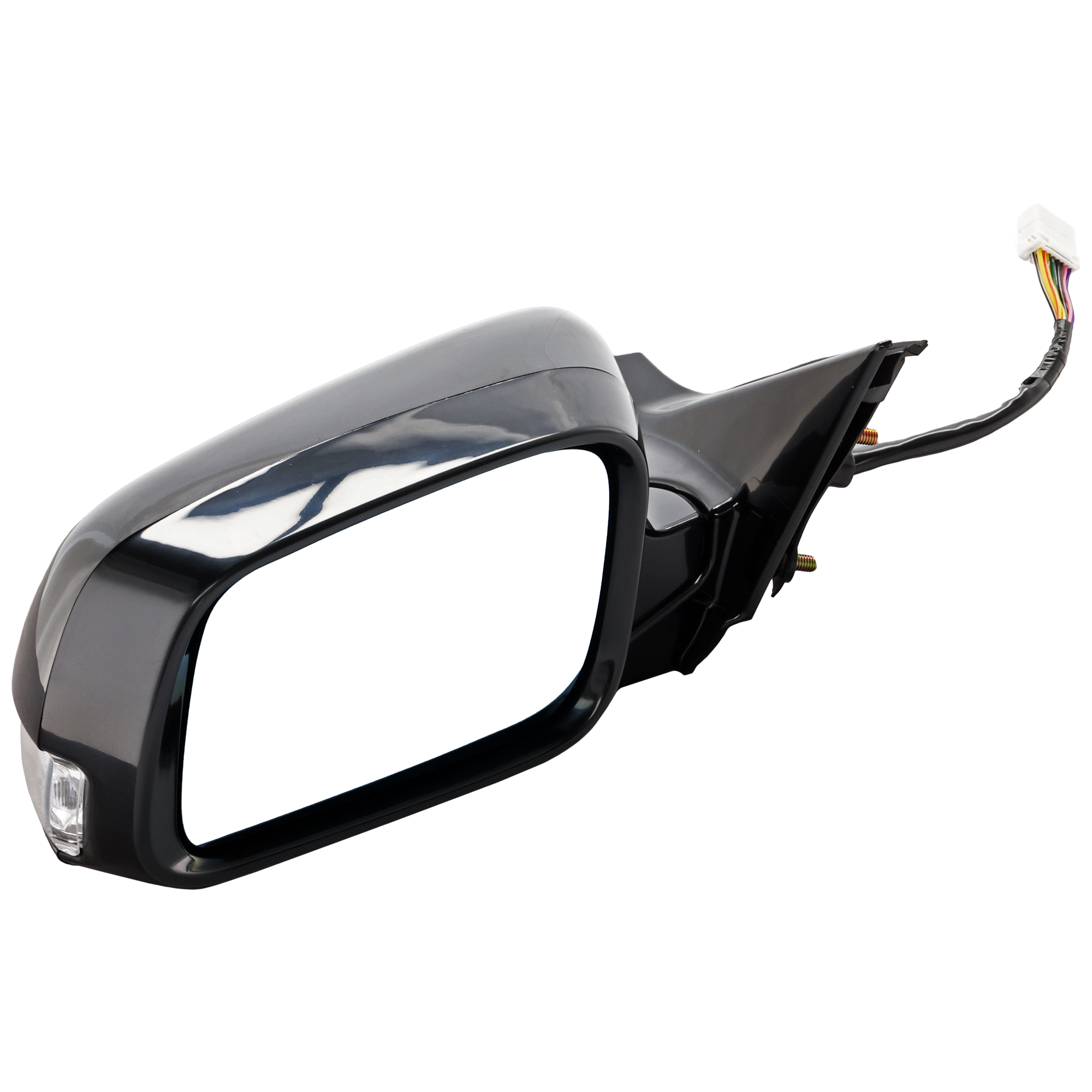 AM TL 09-14 MIRROR LH Power Manual Folding Heated Paintable w Memory and Signal Light SKU JAC23EL S Partslink AC1320113 OEM 76250TK4A01ZD