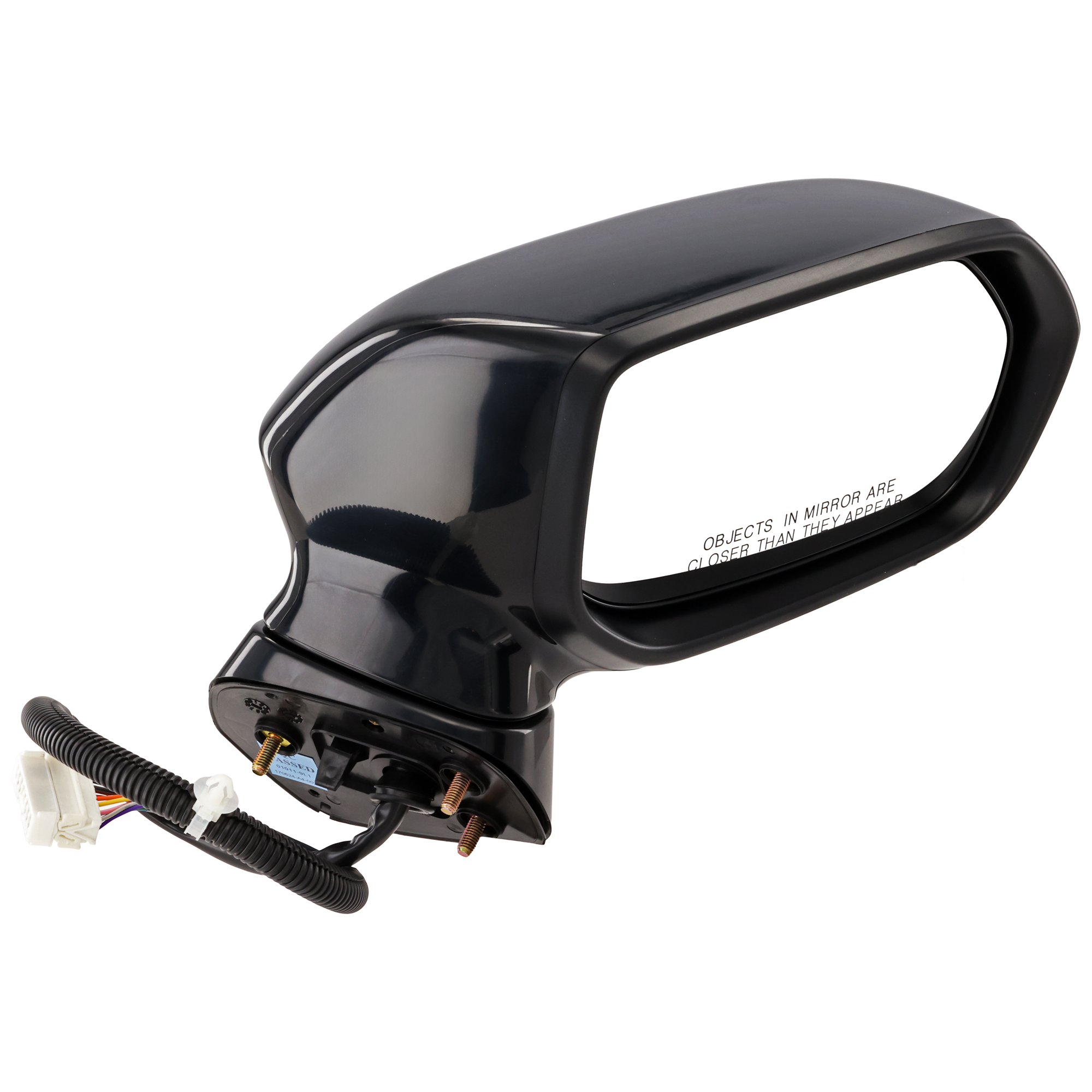 AM RDX 07-12 MIRROR RH Power Manual Folding Heated Paintable w Memory and Signal Light SKU JAC27ER S Partslink AC1321121 OEM 76200STKA01ZB 76200STKA02ZM