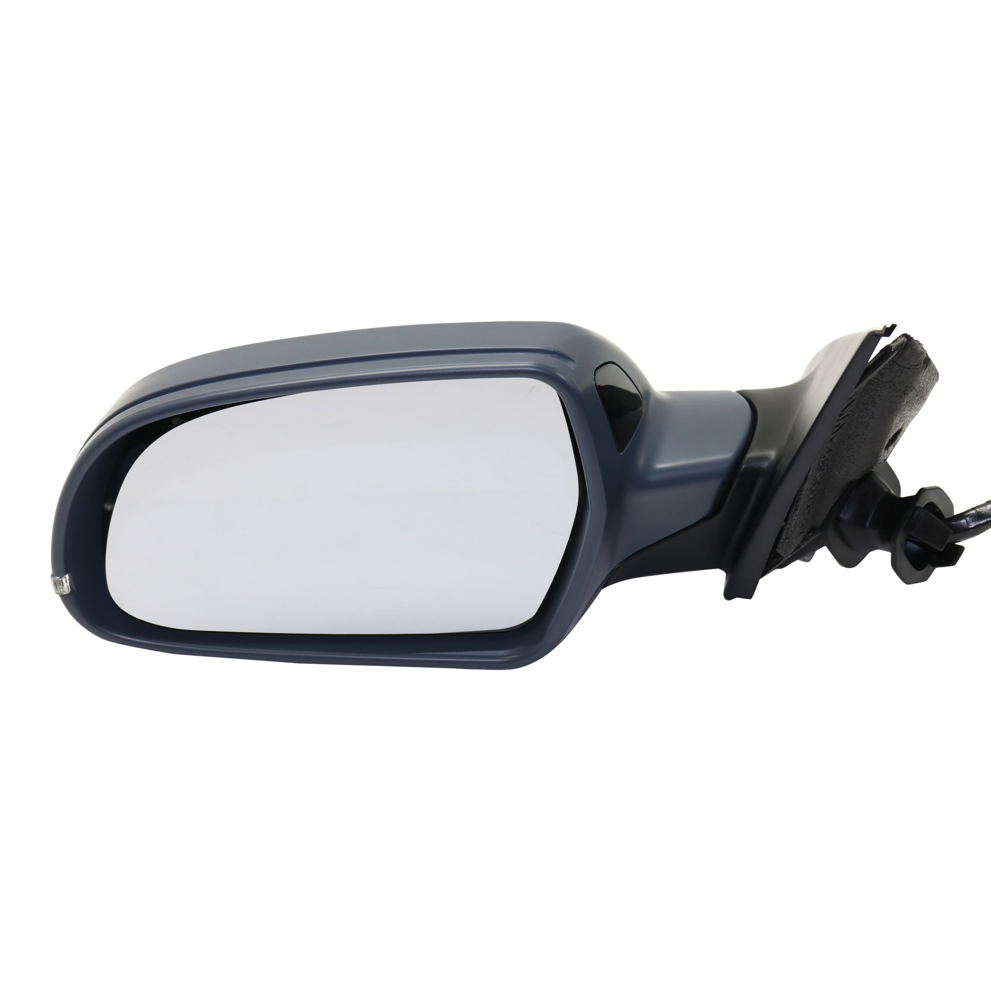 AM A4 S4-12-16 MIRROR LH Power Power Folding Heated Paintable No Auto dimming w Memory and Signal Light with Blind Spot Light in Housing Sedan Wagon SKU JAU07EL S Partslink AU1320142 OEM 8K1857409AJ01C PFM