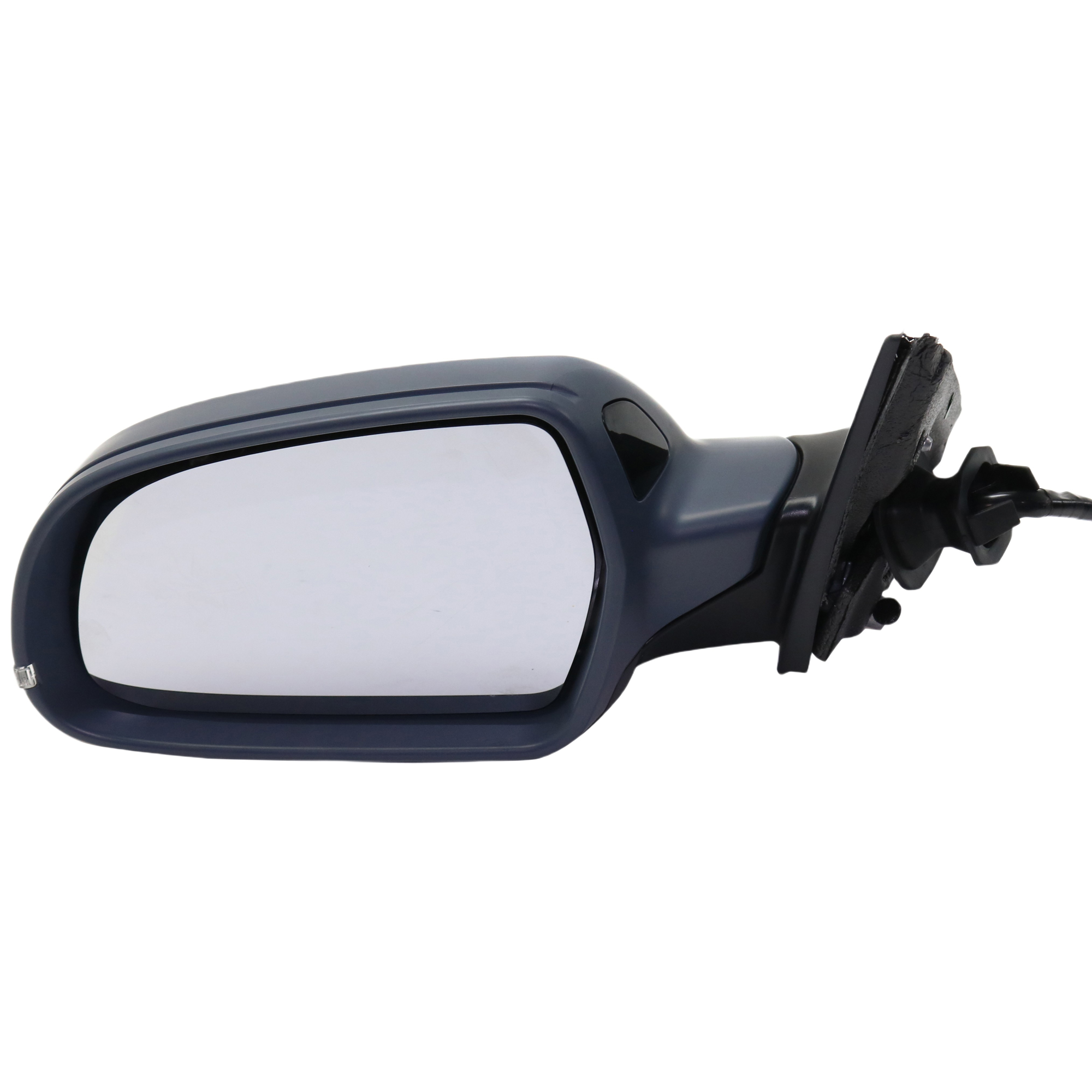 AM A4 S4-12-16 MIRROR LH Power Power Folding Heated Paintable w Signal Light No Auto dimming and Memory with Blind Spot Light in Housing Sedan Wagon SKU JAU09EL S Partslink AU1320140 OEM 8K1857409AH01C PFM