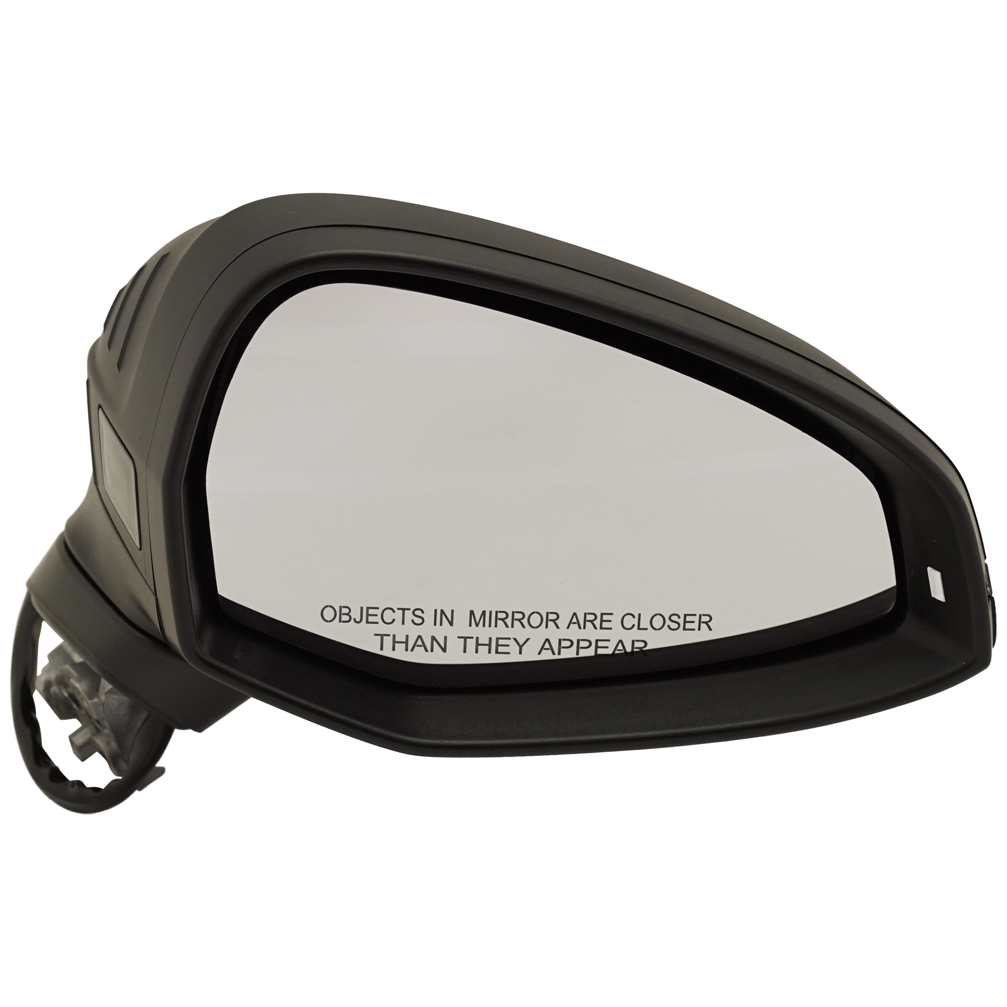 AM A4-17-19 S4-18-19 MIRROR RH Power Heated Manual Folding Paintable w Blind Spot Light in Housing Lane Departure Warning and Signal Light No Auto dimming SKU JAU35ER S Partslink AU1321136 OEM 8W1857410N9B9 PFM