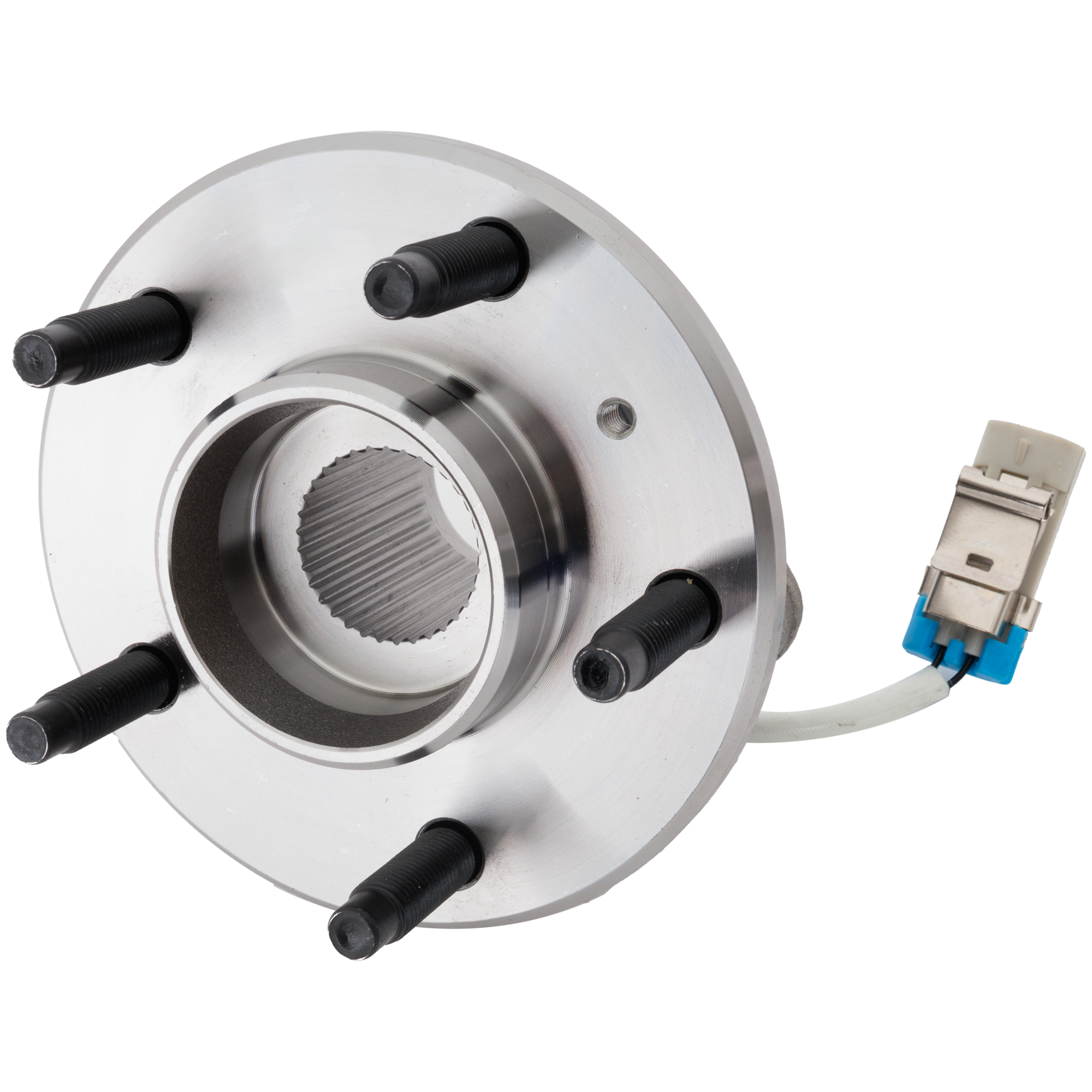 AM CENTURY 97-01 RENDEZVOUS 02-06 FRONT OR REAR HUB ASSEMBLY RH=LH 5 Studs 5 x 4.53 in. Bolt Pattern w ABS SKU JB283706 OEM 12429204