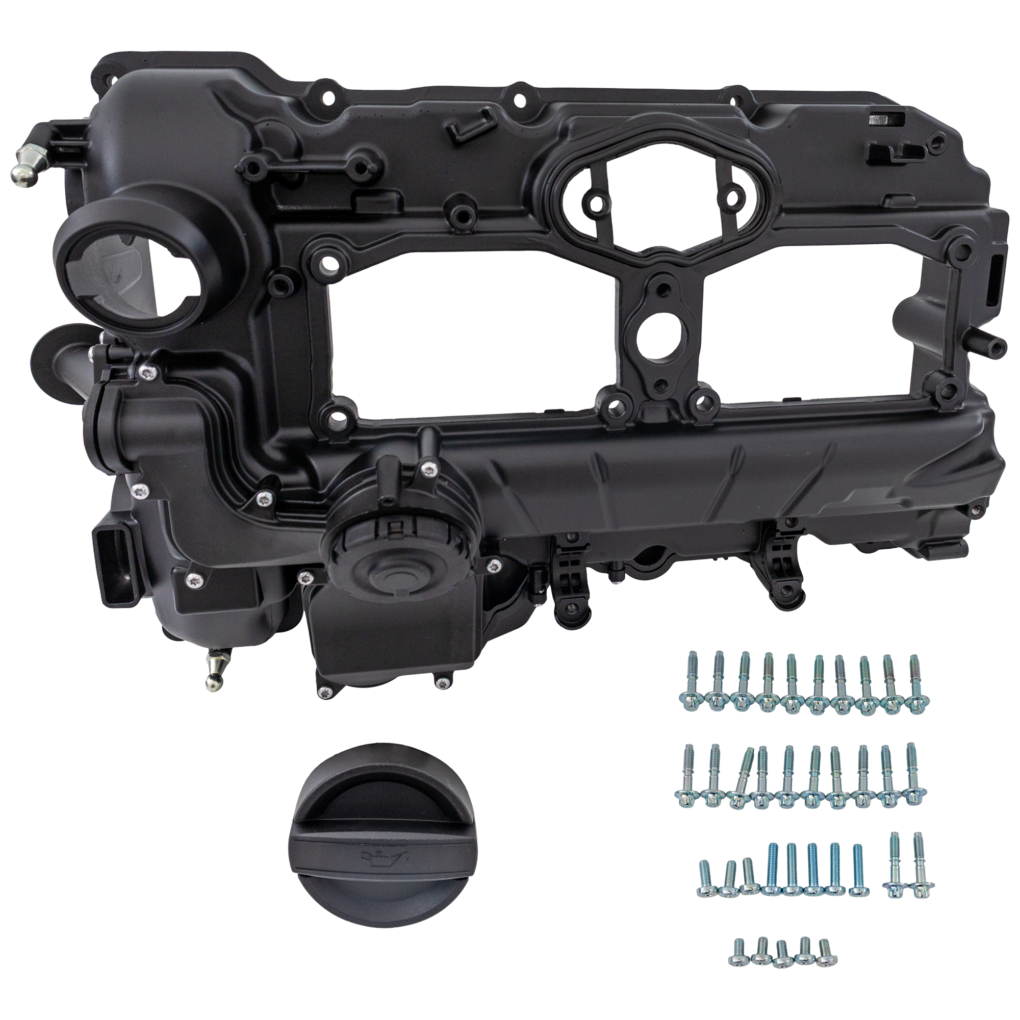 AM Z4-12-16 X4-15-18 VALVE COVER Aluminum Black w Bolts and Gasket SKU JB32040015 OEM 11127588412 PFM