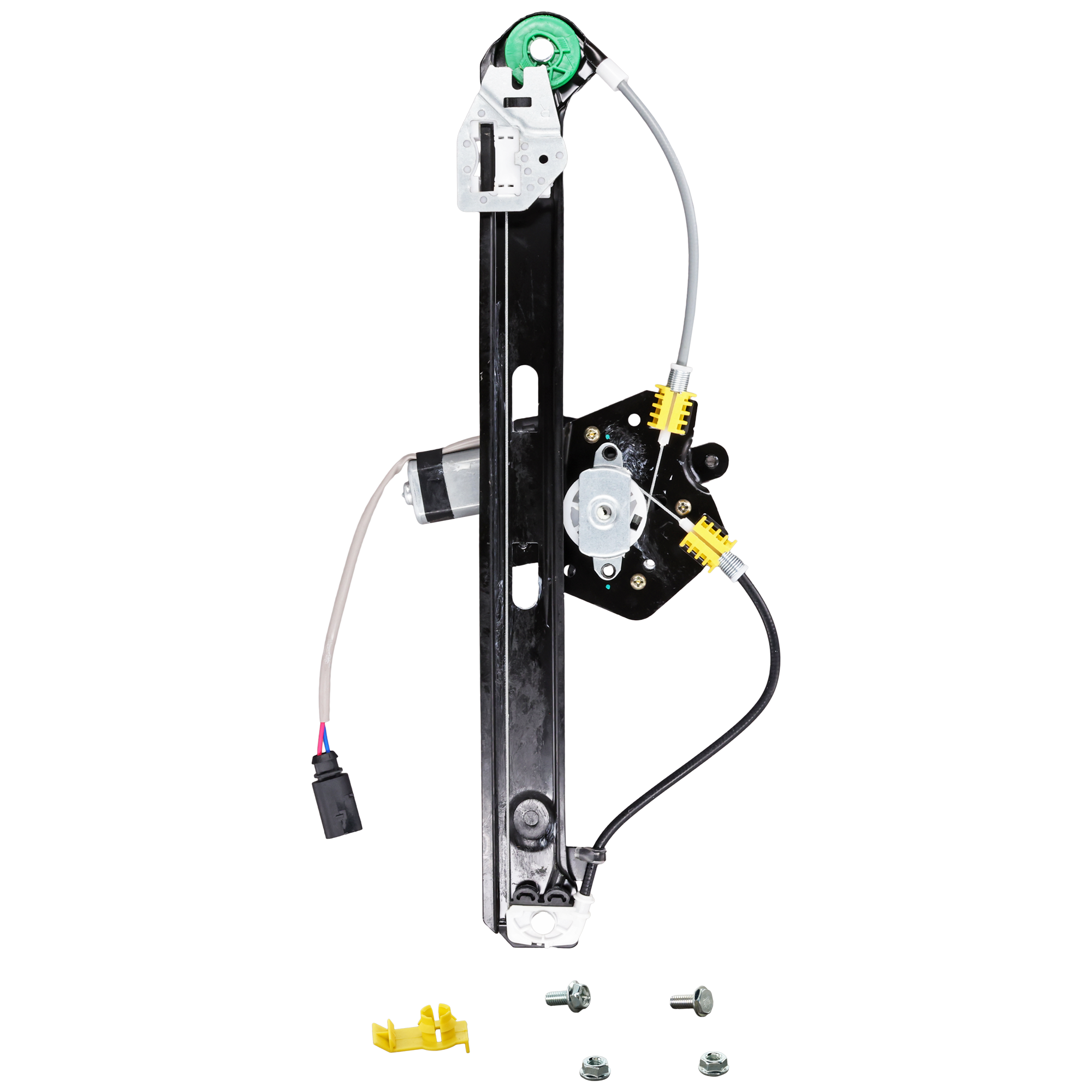 AM 3 SERIES 00-06 REAR WINDOW REGULATOR RH Power w Motor Sedan Wagon SKU JB491707 Partslink BM1551113 OEM 51358212100 PFM 67628362066