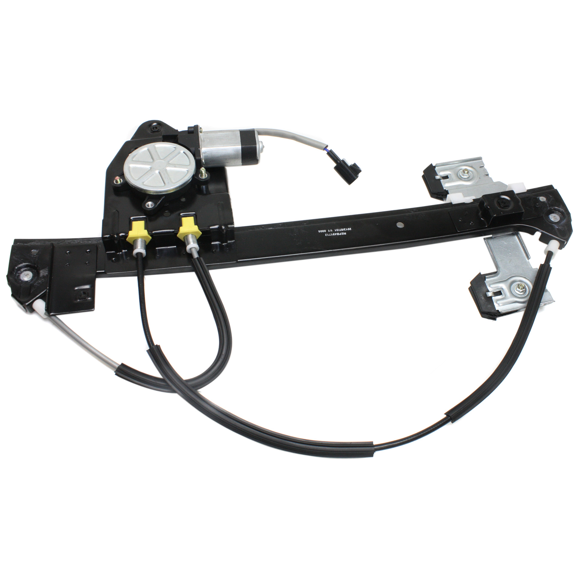 AM TRAILBLAZER 02-09 REAR WINDOW REGULATOR LH Power w Motor 5 Passenger SKU JB491712 Partslink GM1550109 OEM 15893782