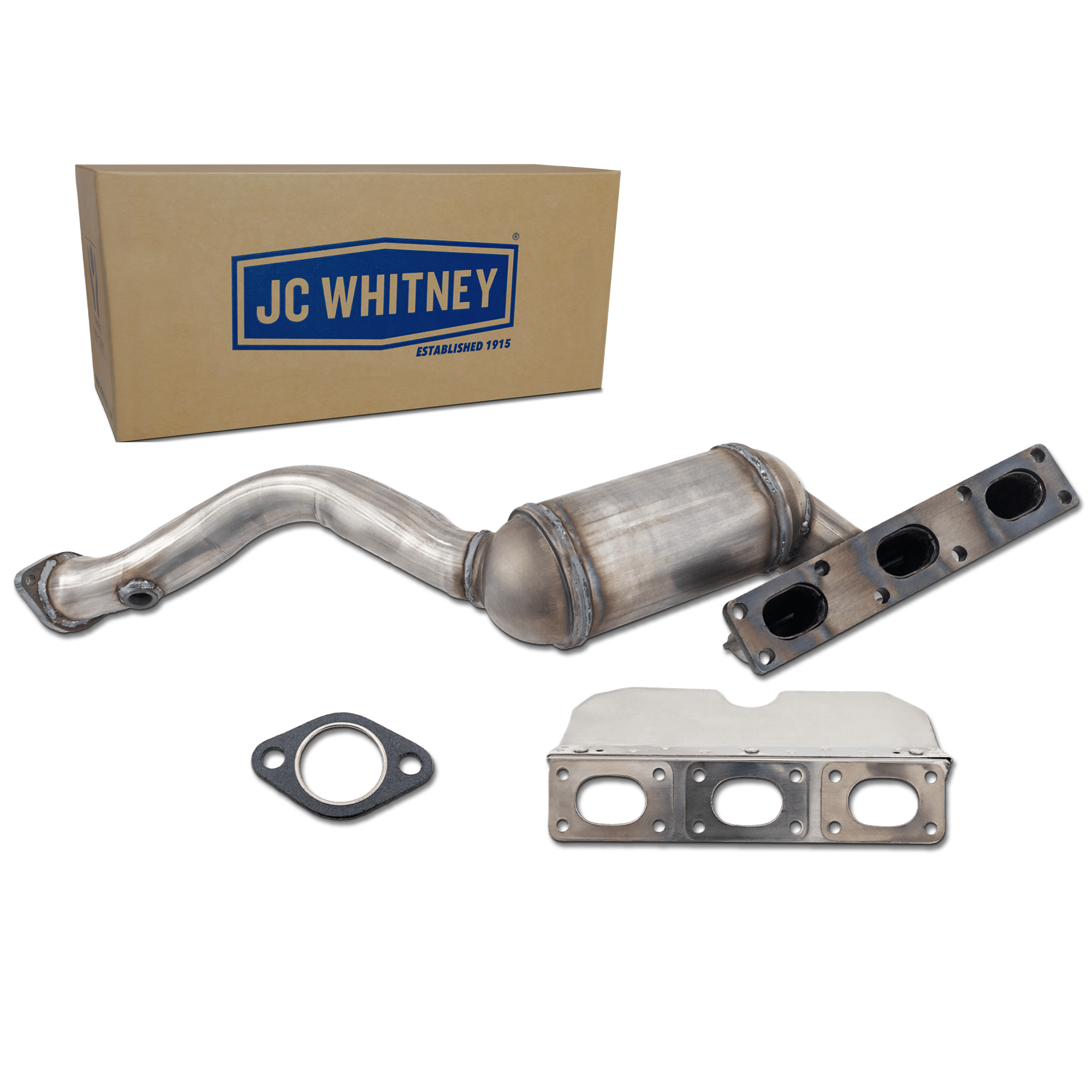 AM X5-01-06 CATALYTIC CONVERTER Front with Exhaust Manifold SKU JB960301