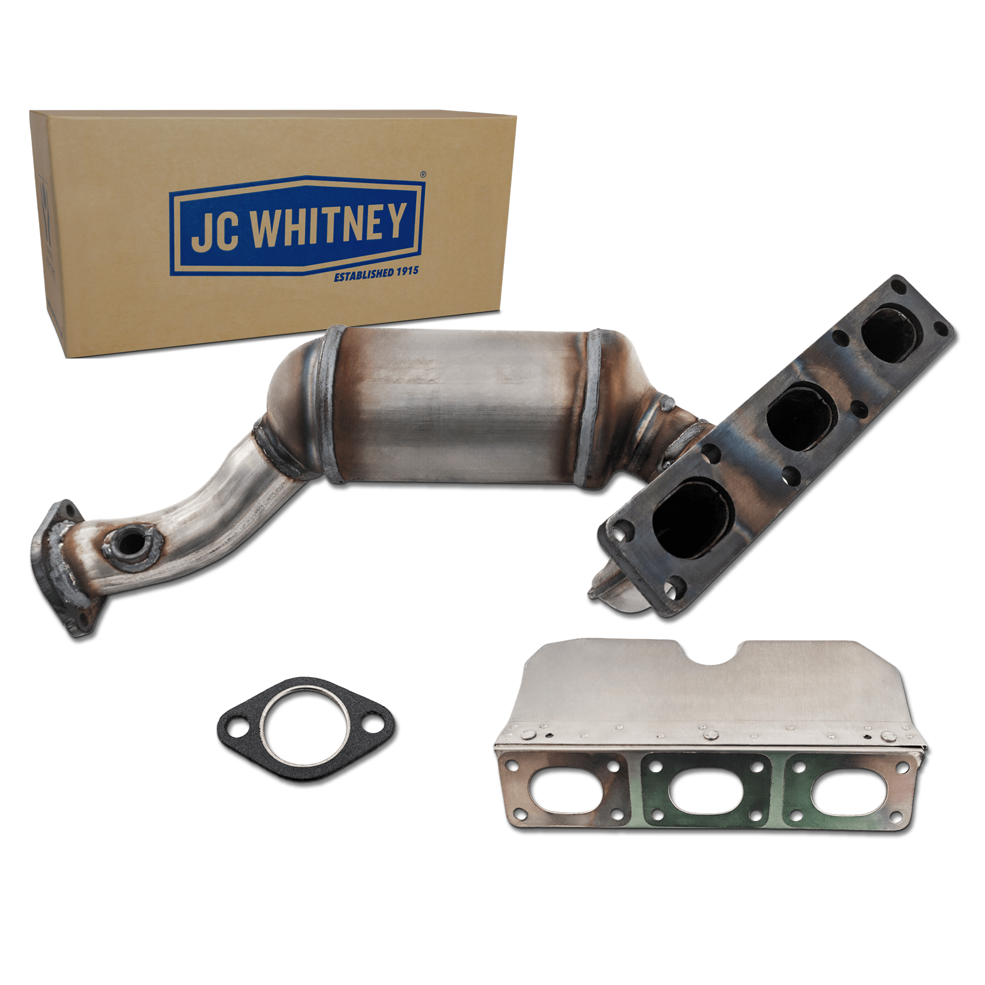 AM X5-01-06 CATALYTIC CONVERTER Rear with Exhaust Manifold SKU JB960302