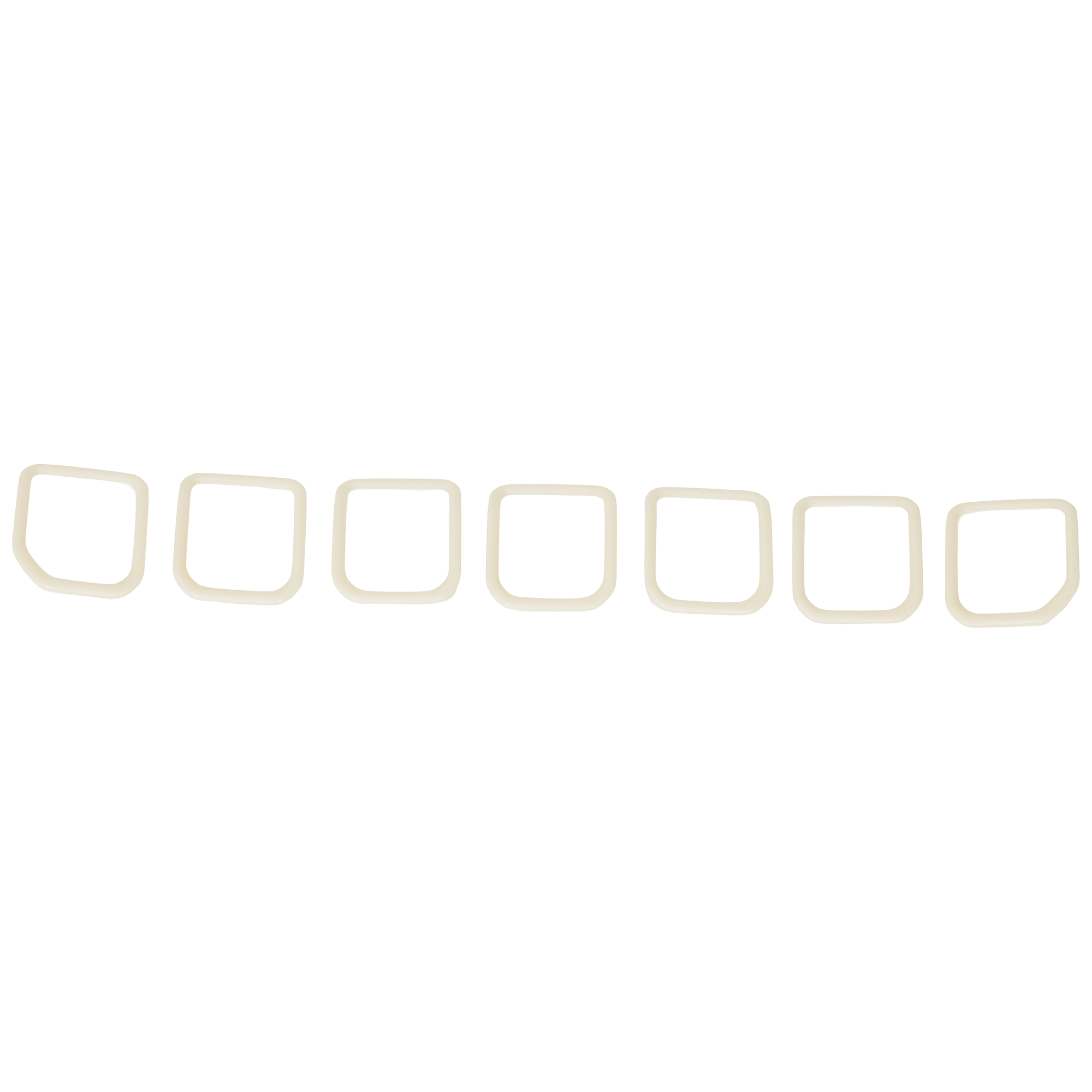 AM COMPASS 22-25 GRILLE MOLDING Black SKU JC07070007 Partslink CH1210153 OEM 68607803AA