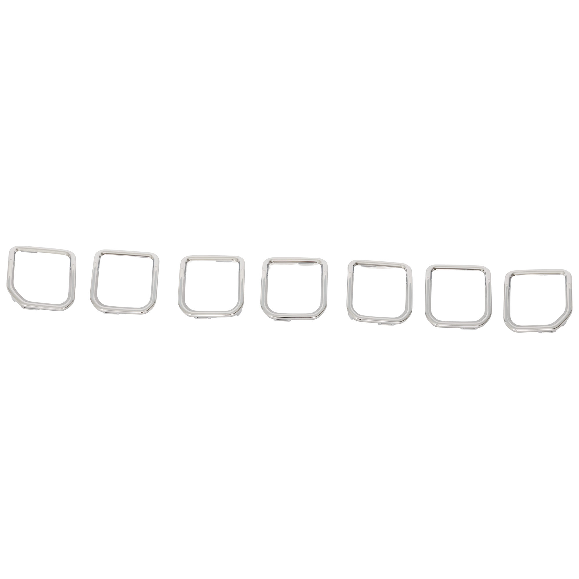 AM COMPASS 22-25 GRILLE MOLDING Chrome SKU JC07070008 Partslink CH1210152 OEM 68607802AA