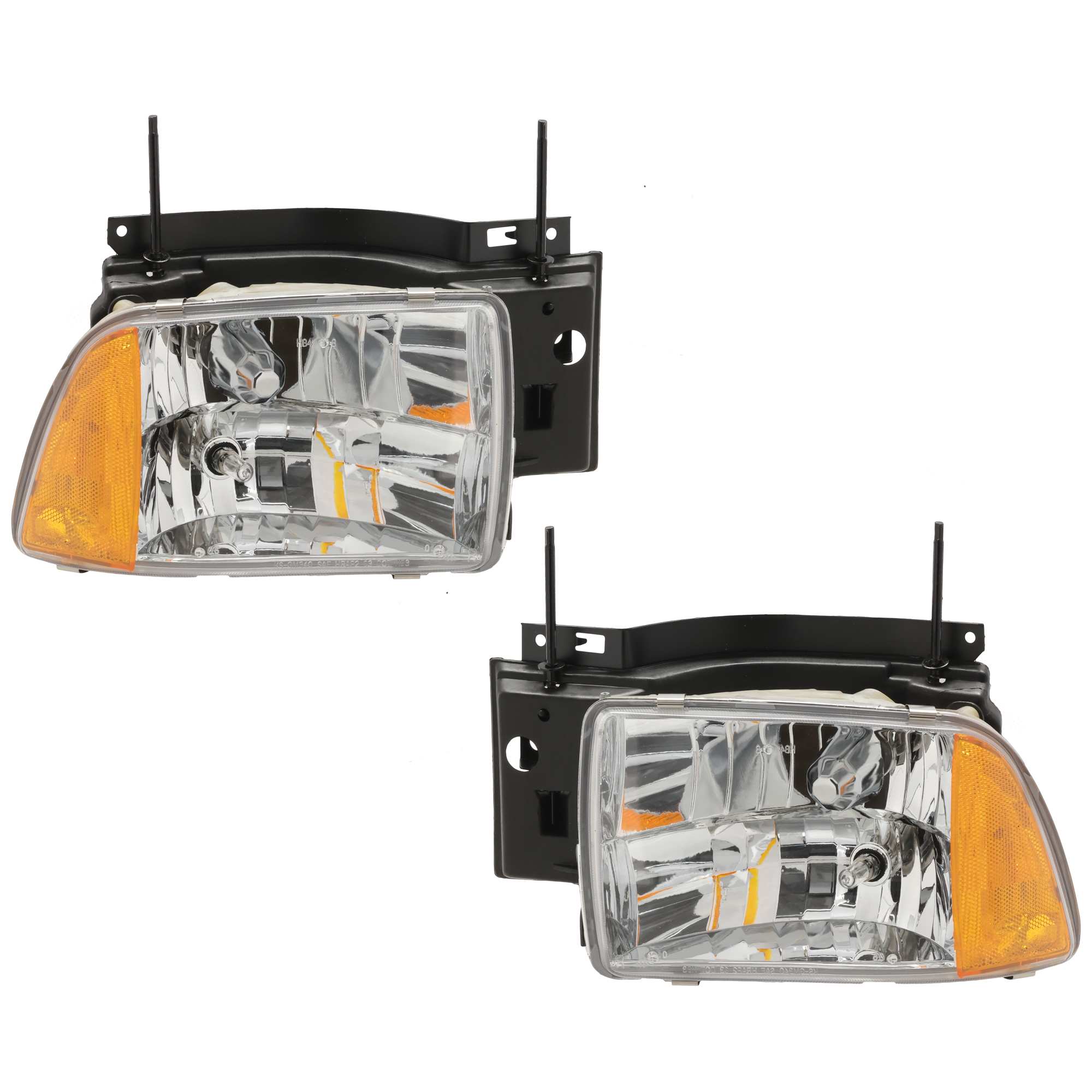 AM BLAZER 95-97 HEAD LAMP RH AND LH Composite Assembly Halogen SKU JC10010090A OEM 16525162 PFM 16525161 PFM