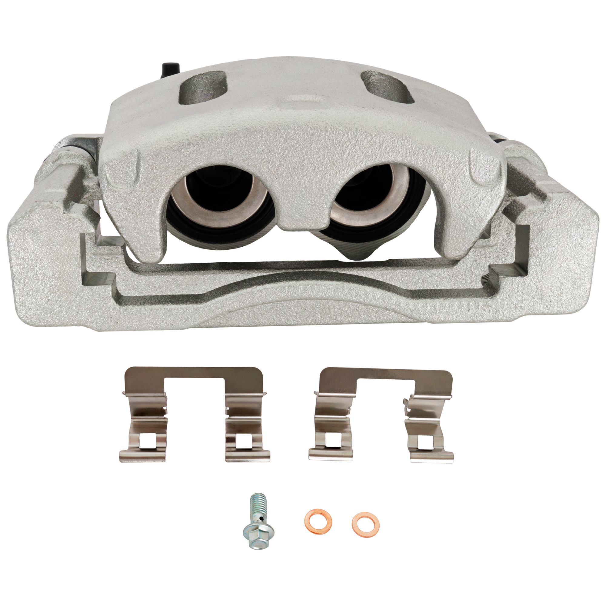 AM SILVERADO 1500 SIERRA 1500-05-07 FRONT BRAKE CALIPER LH New Natural w Brackets SKU JC27150028