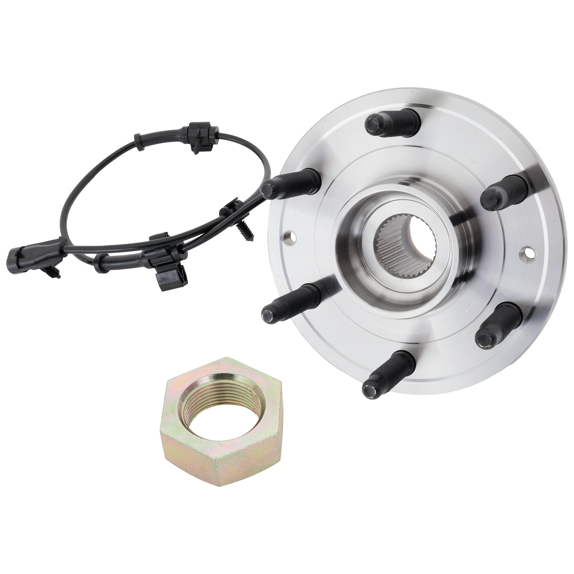 AM SILVERADO SIERRA 1500-99-07 FRONT HUB ASSEMBLY RH=LH 6 Studs 6 x 5.5 in. Bolt Pattern 4WD AWD Includes 2007 Classic SKU JC283707 OEM 19209040-15233113-15112382