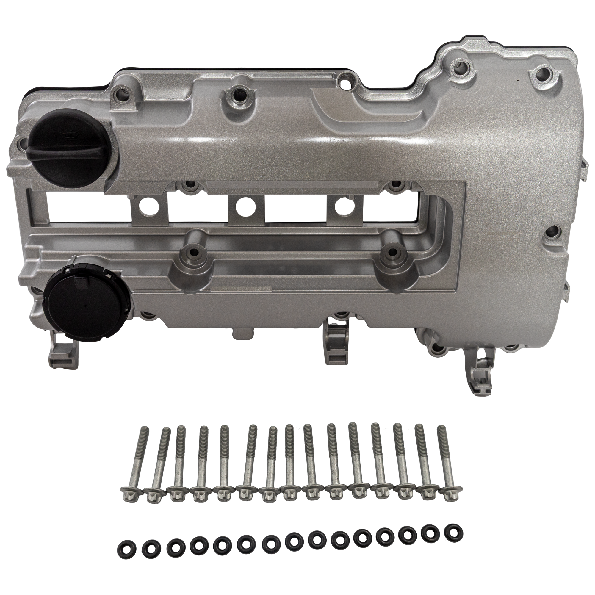 AM CRUZE 11-16 SONIC 12-17 VALVE COVER 4 Cyl 1.4L Eng. Aluminum Silver w Bolts and Gasket SKU JC32040021 OEM 25198874 PFM 55573746 PFM