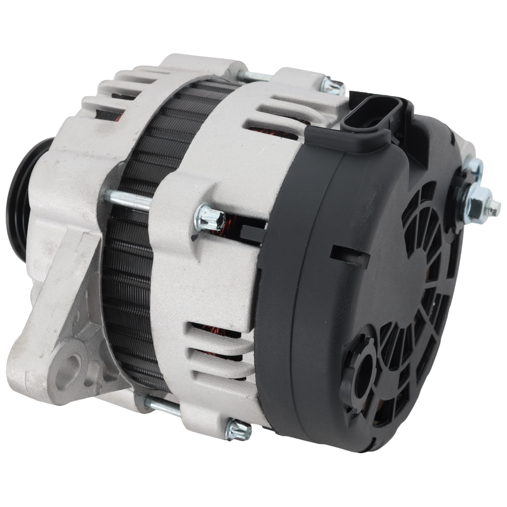 AM AVEO 04-08 AVEO5-06-08 ALTERNATOR 12 Volts 85 Amp 6 Grooves Clockwise w 4 Pin Volts Regulator SKU JC33010019 OEM 96540541