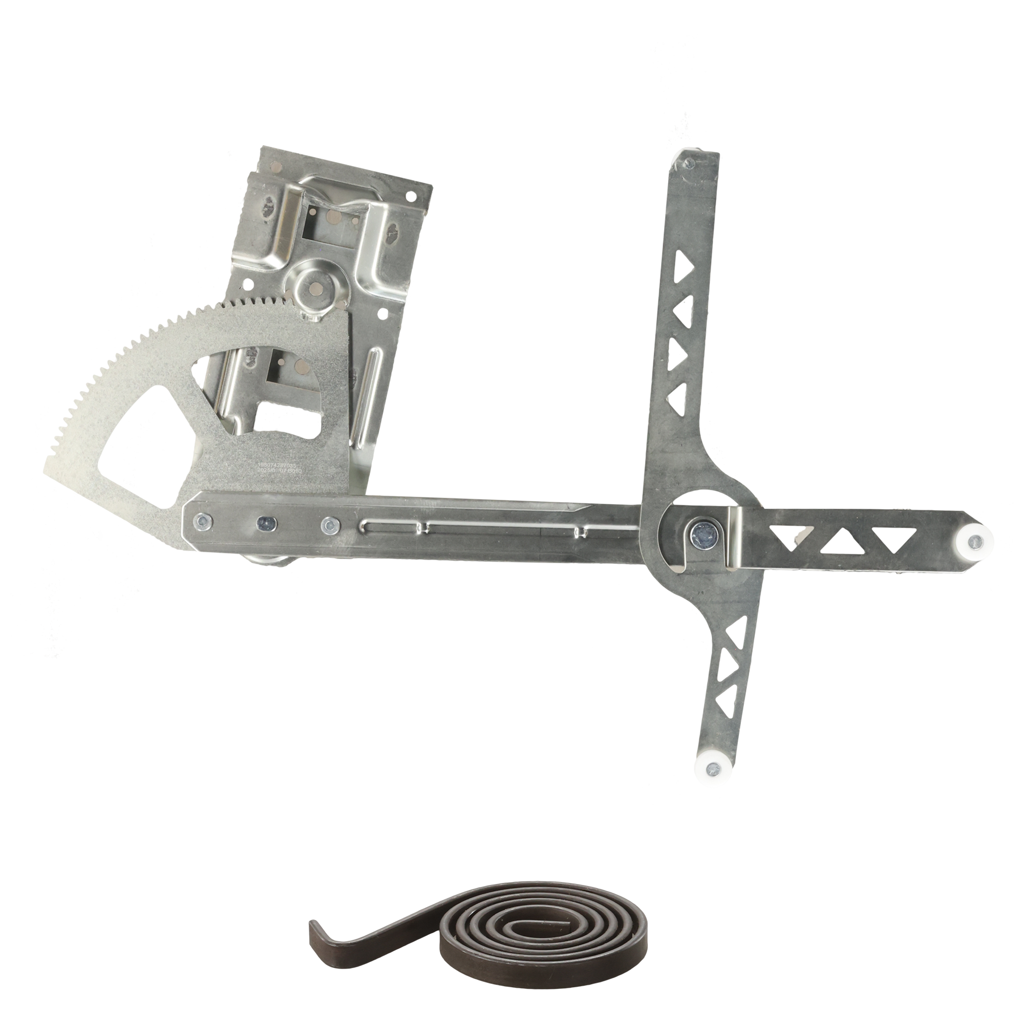 AM ASTRO 85-05 FRONT WINDOW REGULATOR LH Power w o Motor SKU JC462922 Partslink GM1350118 OEM 22049767
