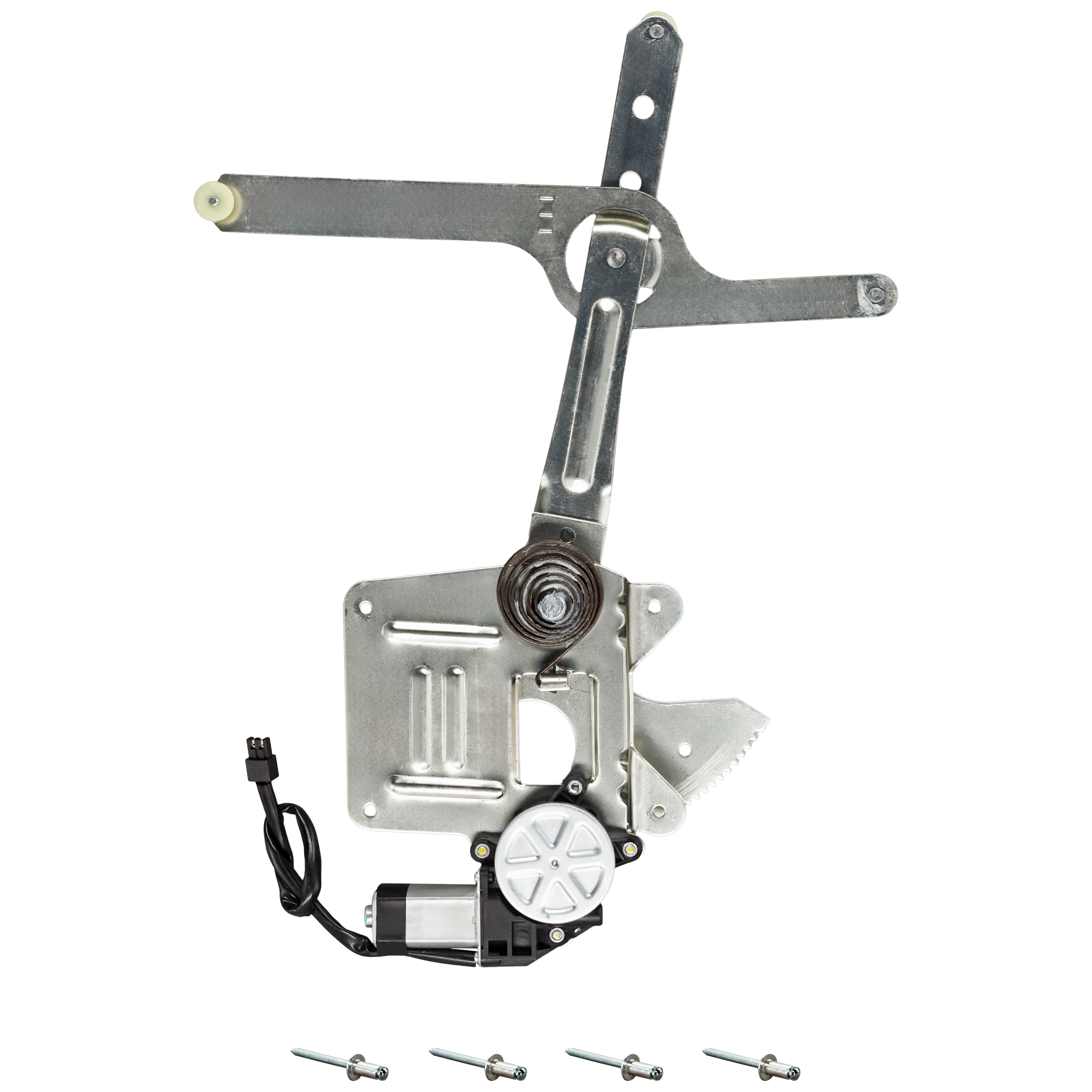 AM S10 PICKUP 94-04 FRONT WINDOW REGULATOR LH Power w Motor SKU JC462930 Partslink GM1350131 OEM 93386009