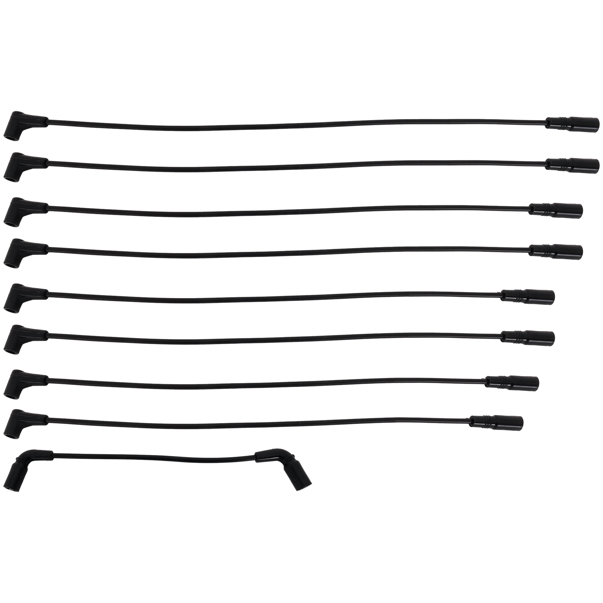 AM C K FULL SIZE PICKUP 96-00 SPARK PLUG WIRE Set of 9 SKU JC504802 OEM 12192364
