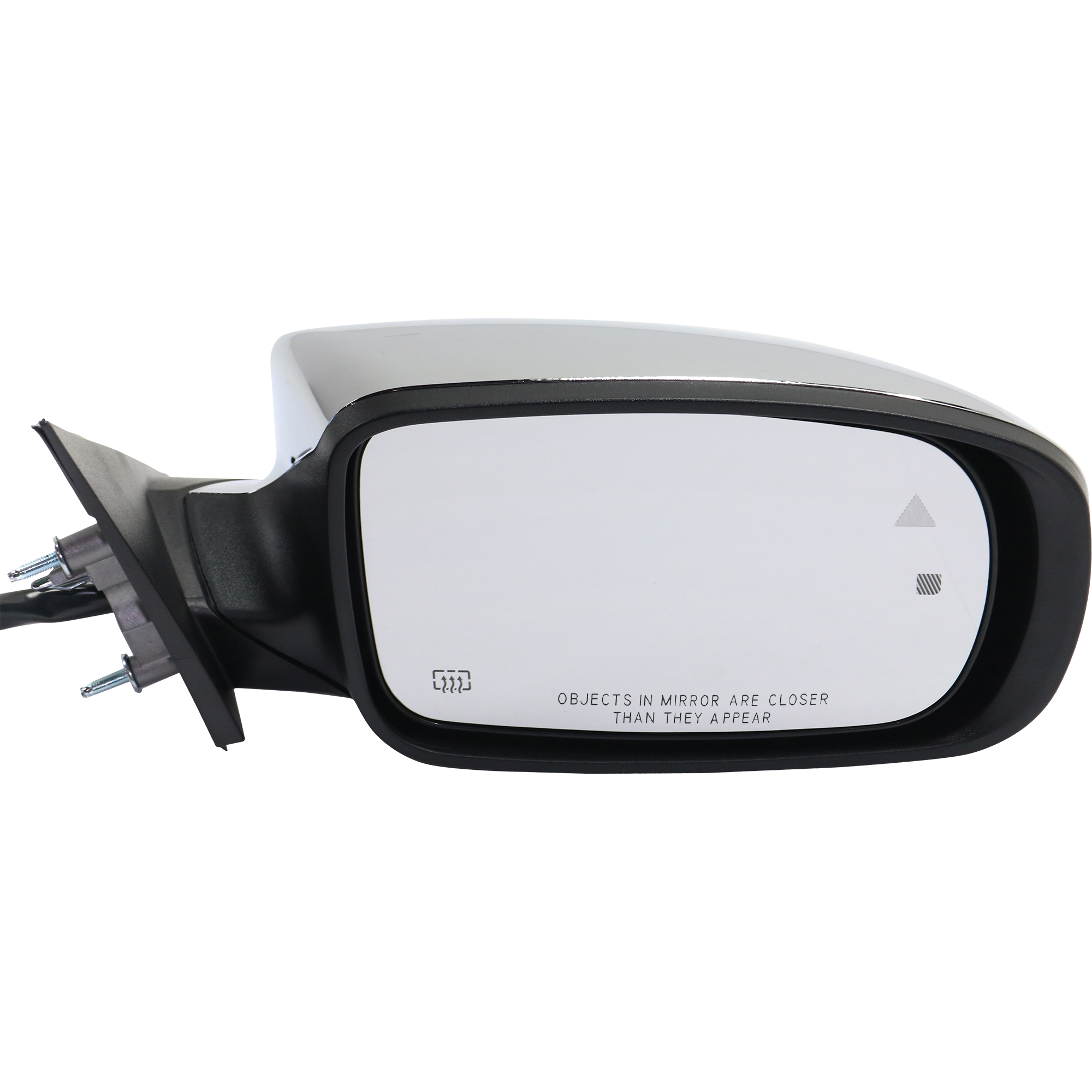 AM CHRYSLER 300-11-20 MIRROR RH Power Manual Folding Heated Chrome w BSD Memory Puddle Light and Signal Light No Auto dimming Exc. C Model SKU JCH01CR S Partslink CH1321426 OEM 57010420AI PFM