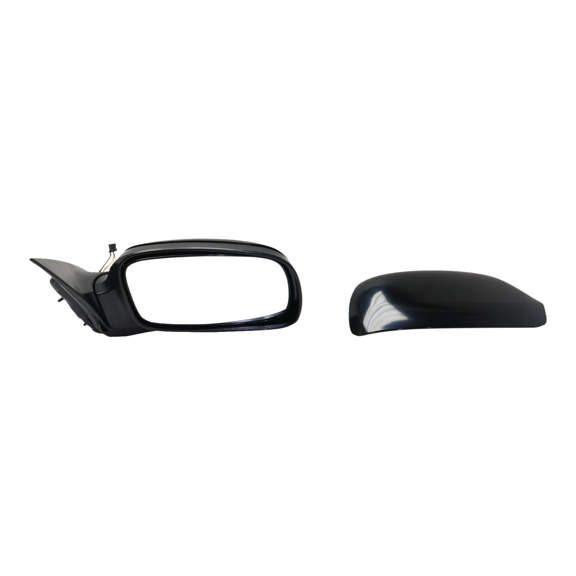 AM PACIFICA 06-08 MIRROR RH Power Manual Folding Heated Paintable Textured 2 Caps No Auto dimming and Memory SKU JCH40ER Partslink CH1321297 OEM 5113602AB
