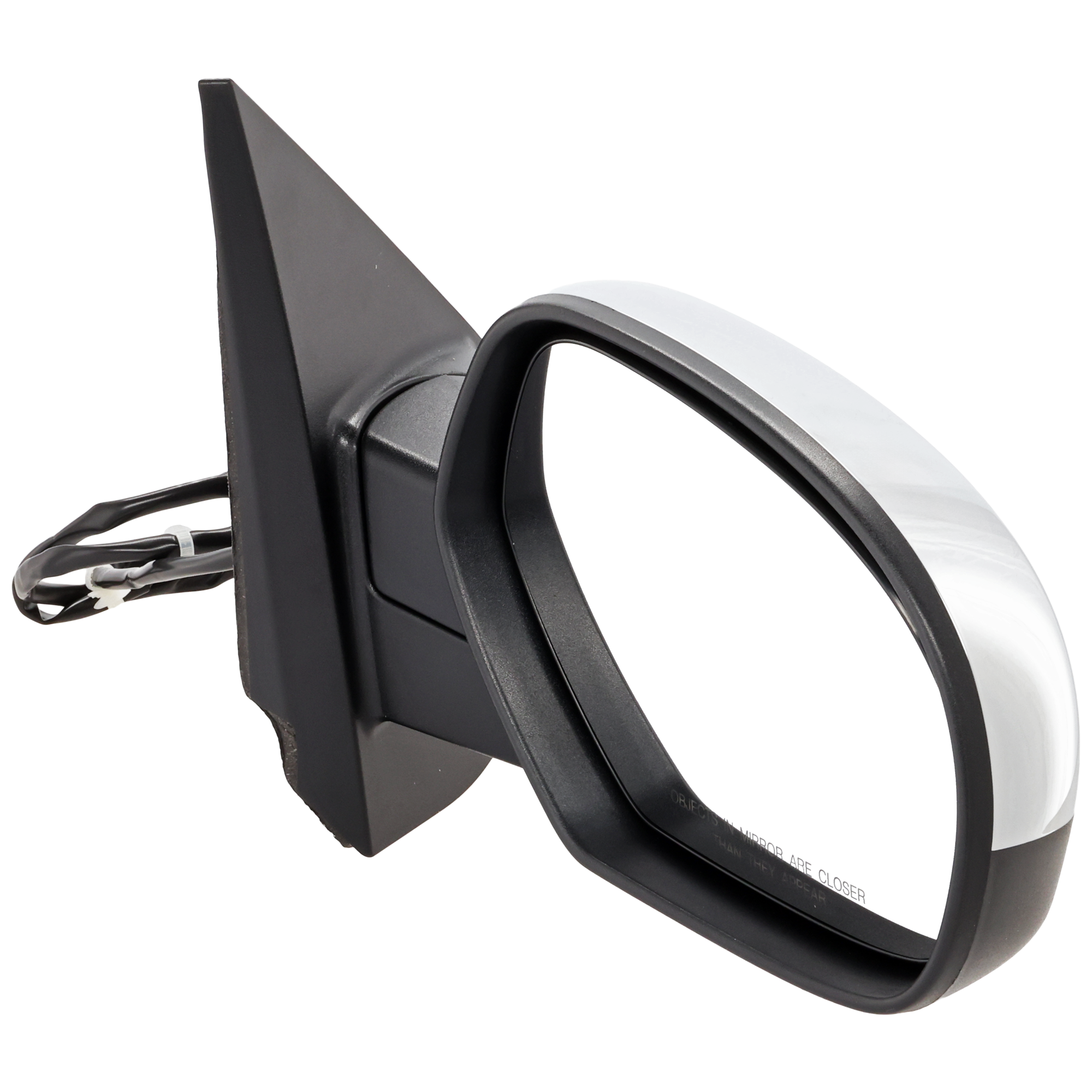 AM SILVERADO 07-13 SUBURBAN 07-14 MIRROR RH Power Manual Folding Heated Chrome No Memory Puddle Light and Signal Light SKU JCV104ER Partslink GM1321340 GM1321469 OEM 25776088 PFM