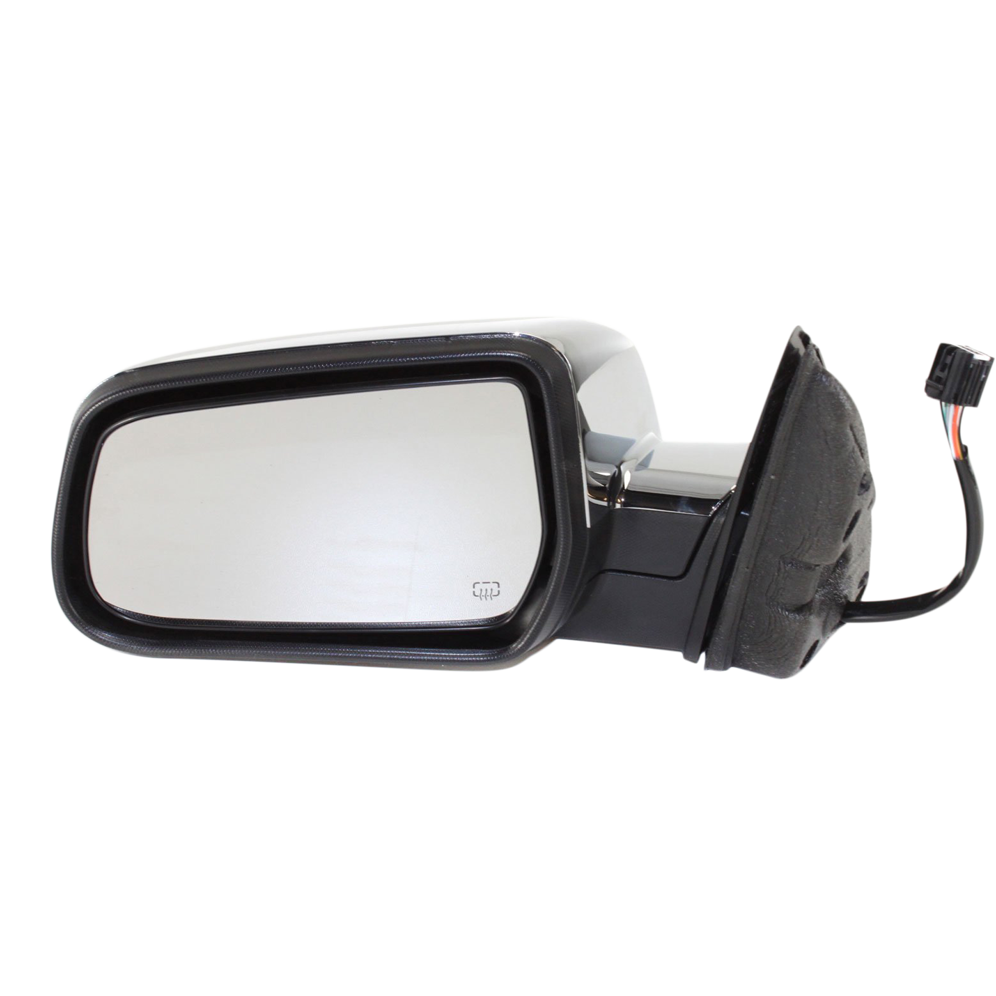 AM EQUINOX TERRAIN 10-14 MIRROR LH Power Heated Manual Folding Chrome w Memory No Blind Spot Feature Equinox 10-13 All Models 14-14 LTZ Model SKU JCV112CL Partslink GM1320393 OEM 20858712