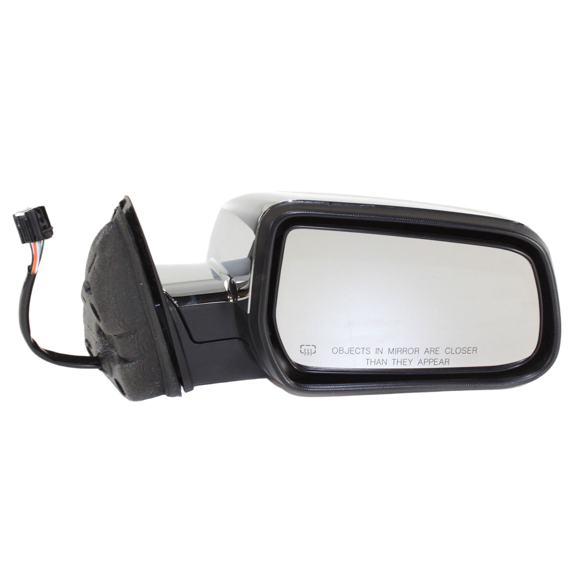 AM EQUINOX TERRAIN 10-14 MIRROR RH Power Heated Manual Folding Chrome w Memory No Blind Spot Feature Equinox 10-13 All Models 14-14 LTZ Model SKU JCV112CR Partslink GM1321393 OEM 20858713