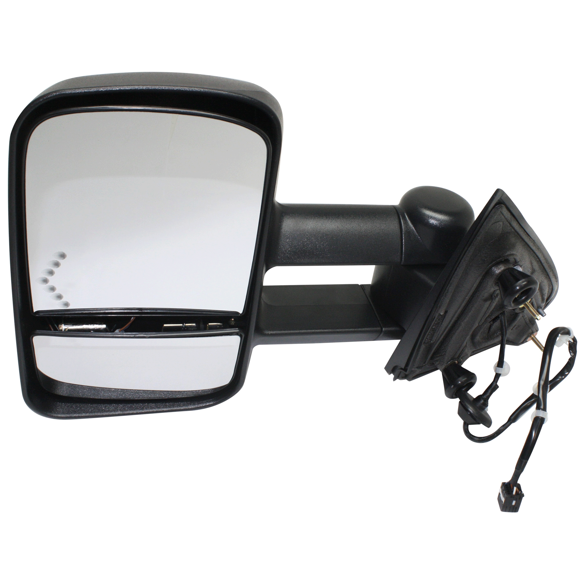 AM SILVERADO SIERRA 1500-14-14 SIERRA 2500 HD 3500 HD 15-19 TOWING MIRROR LH Power Manual Folding Heated Textured w Signal Light Includes 19 Silverado 1500 LD Sierra 1500 Limited SKU JCV126EL S Partslink GM1320458 OEM 22820397