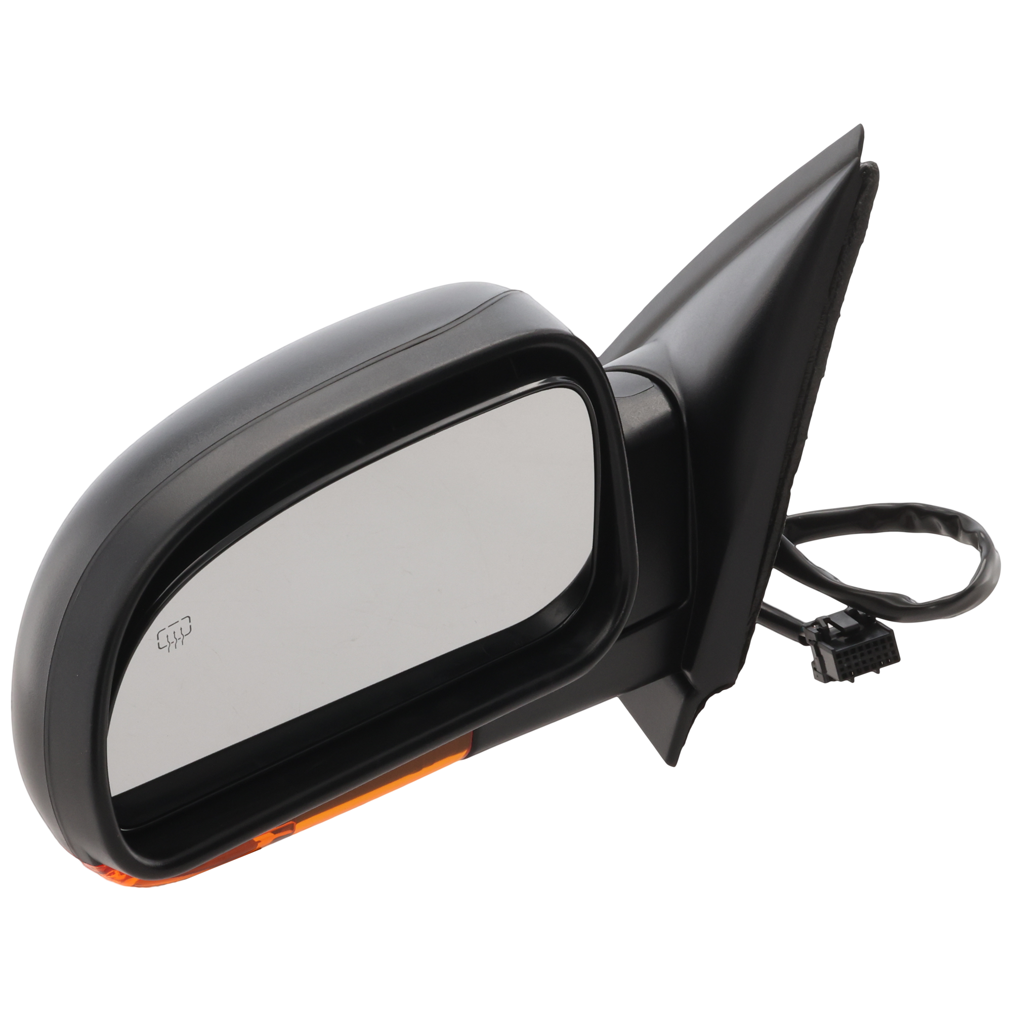 AM TRAILBLAZER 02-03 MIRROR LH Power Manual Folding Heated Textured w Signal Light No Memory SKU JCV129EL S Partslink GM1320351 OEM 15789788
