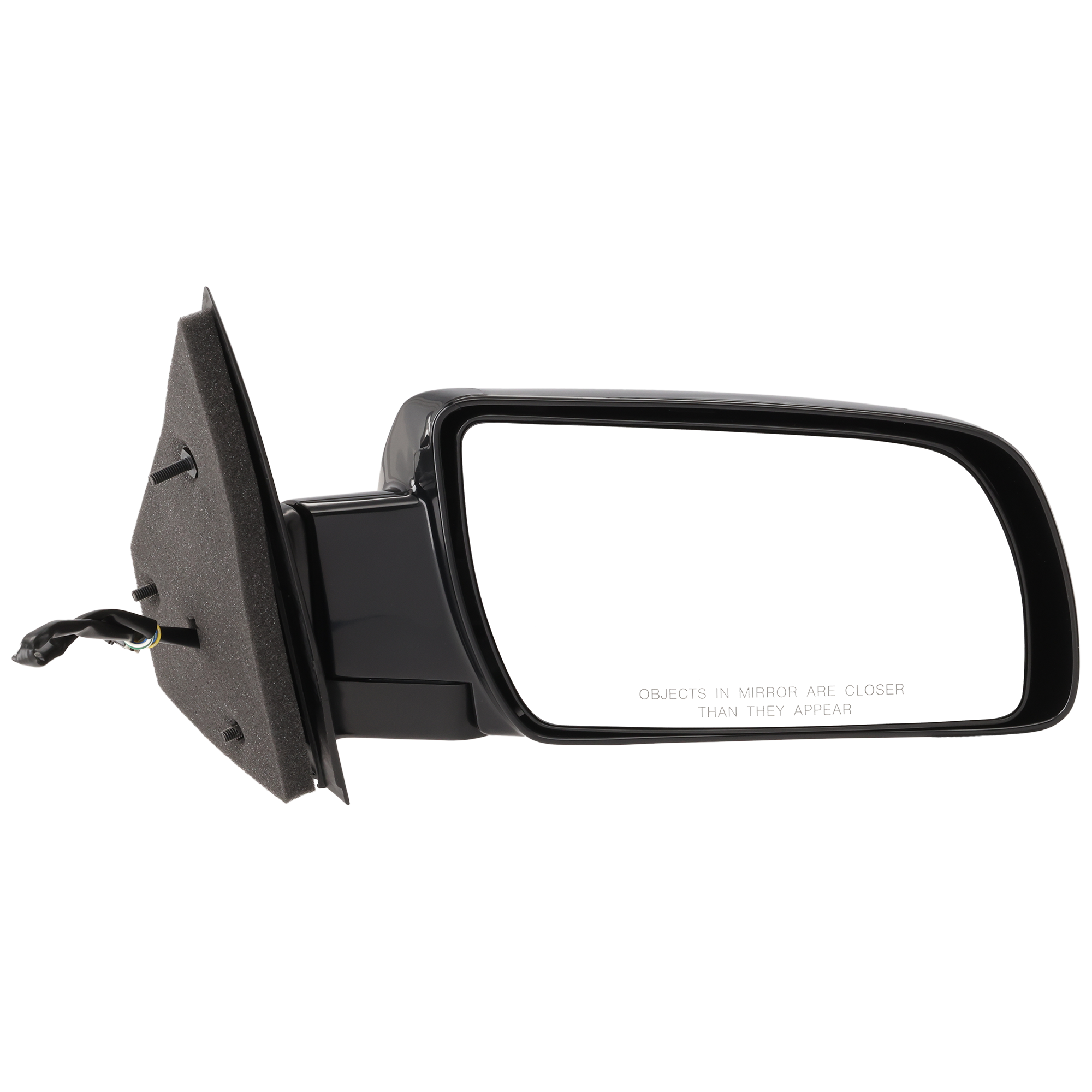 AM ASTRO 00-05 MIRROR RH Power Manual Folding Non Heated Paintable Below Eyeline SKU JCV12ER Partslink GM1321232 OEM 15757376