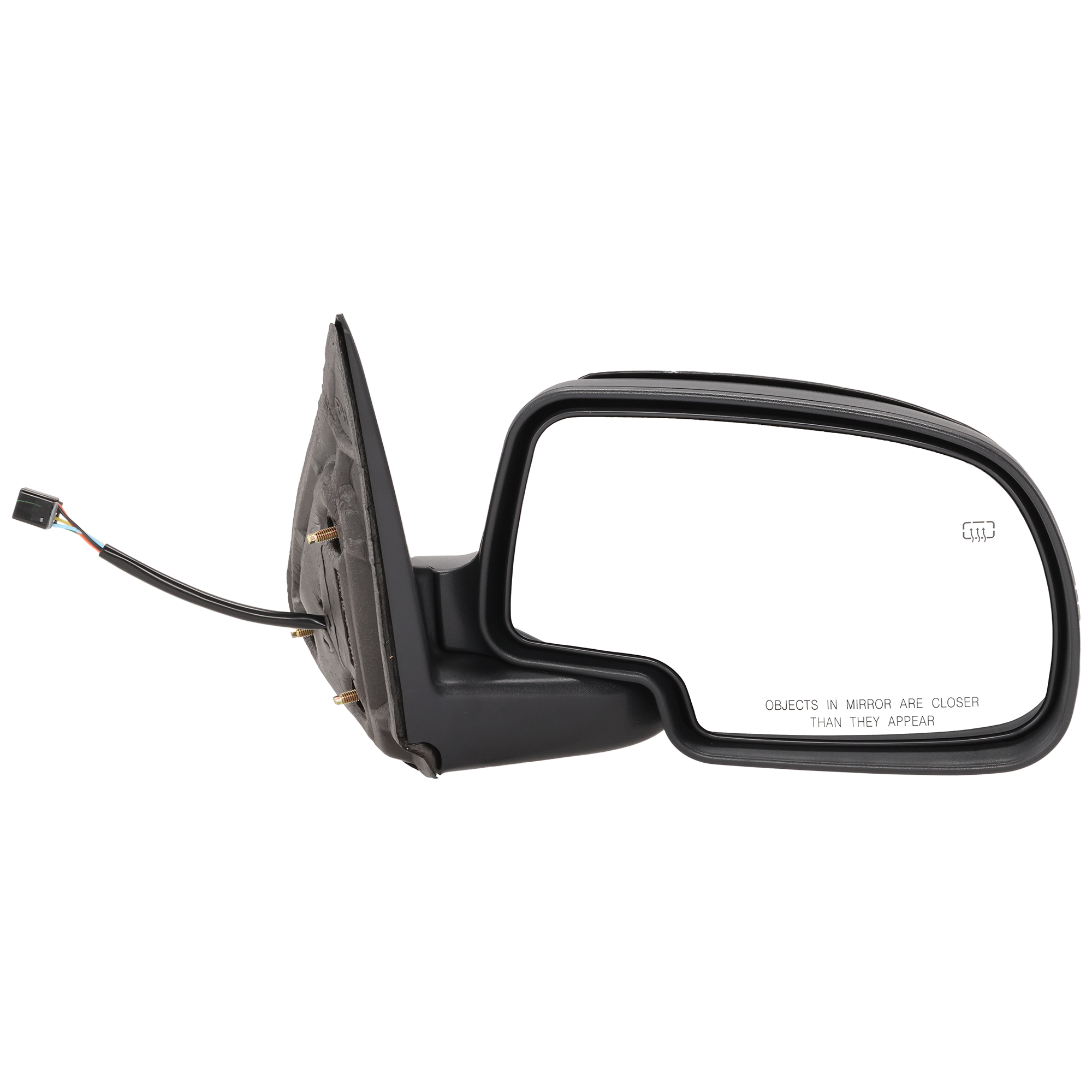 AM SILVERADO SIERRA 99-02 MIRROR RH Power Manual Folding Heated Paintable SKU JCV14ER Partslink GM1321226 OEM 15055280