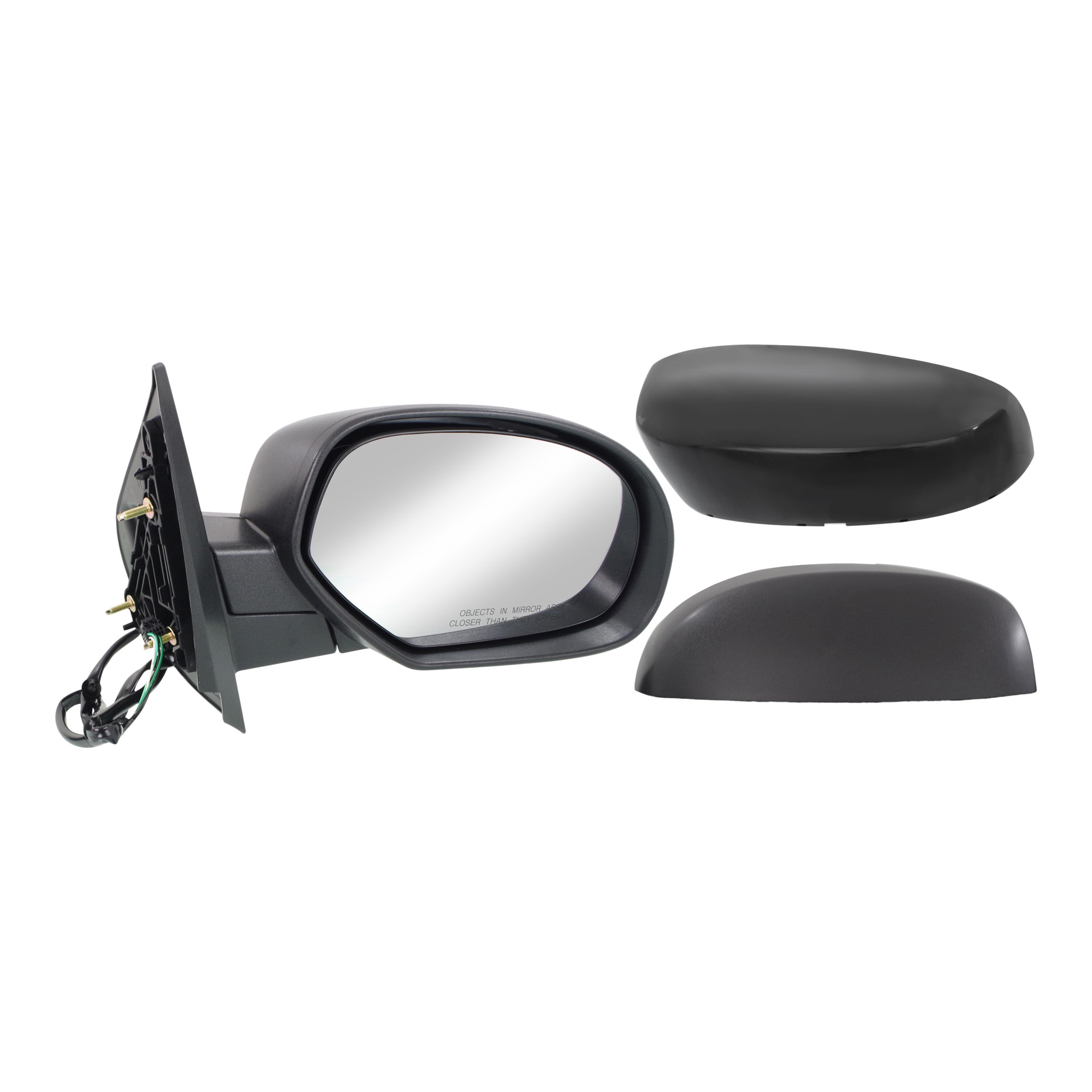 AM SILVERADO 07-13 SUBURBAN 07-14 MIRROR RH Power Manual Folding Heated Paintable Textured 2 Caps No Memory Puddle Light and Signal Light SKU JCV39ER OEM 20809968 PFM 20809948 PFM