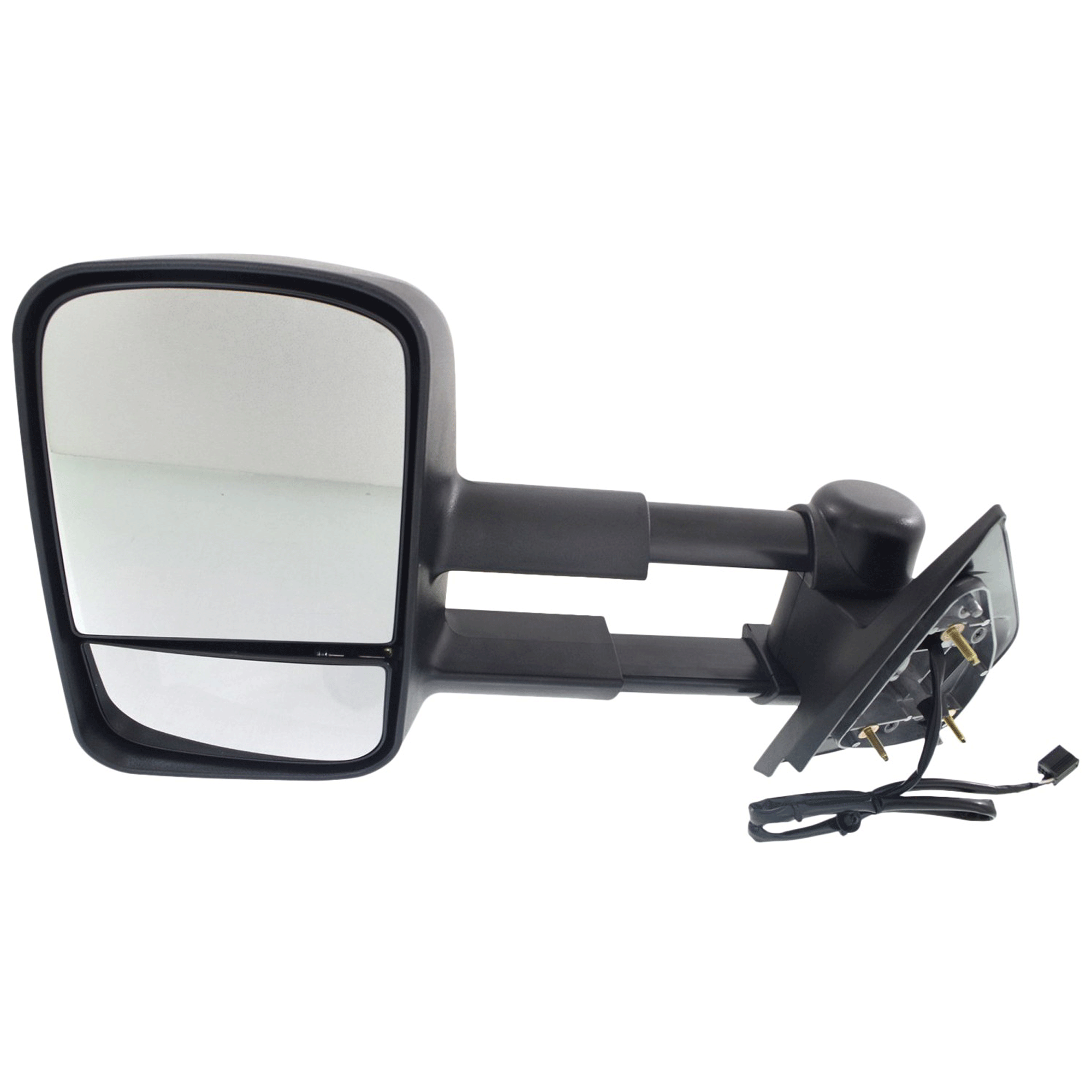 AM SILVERADO 07-14 SUBURBAN 07-14 TOWING MIRROR LH Power Manual Folding Heated Textured No Signal Light Memory and Puddle Light SKU JCV41EL Partslink GM1320407 OEM 20862098 PFM