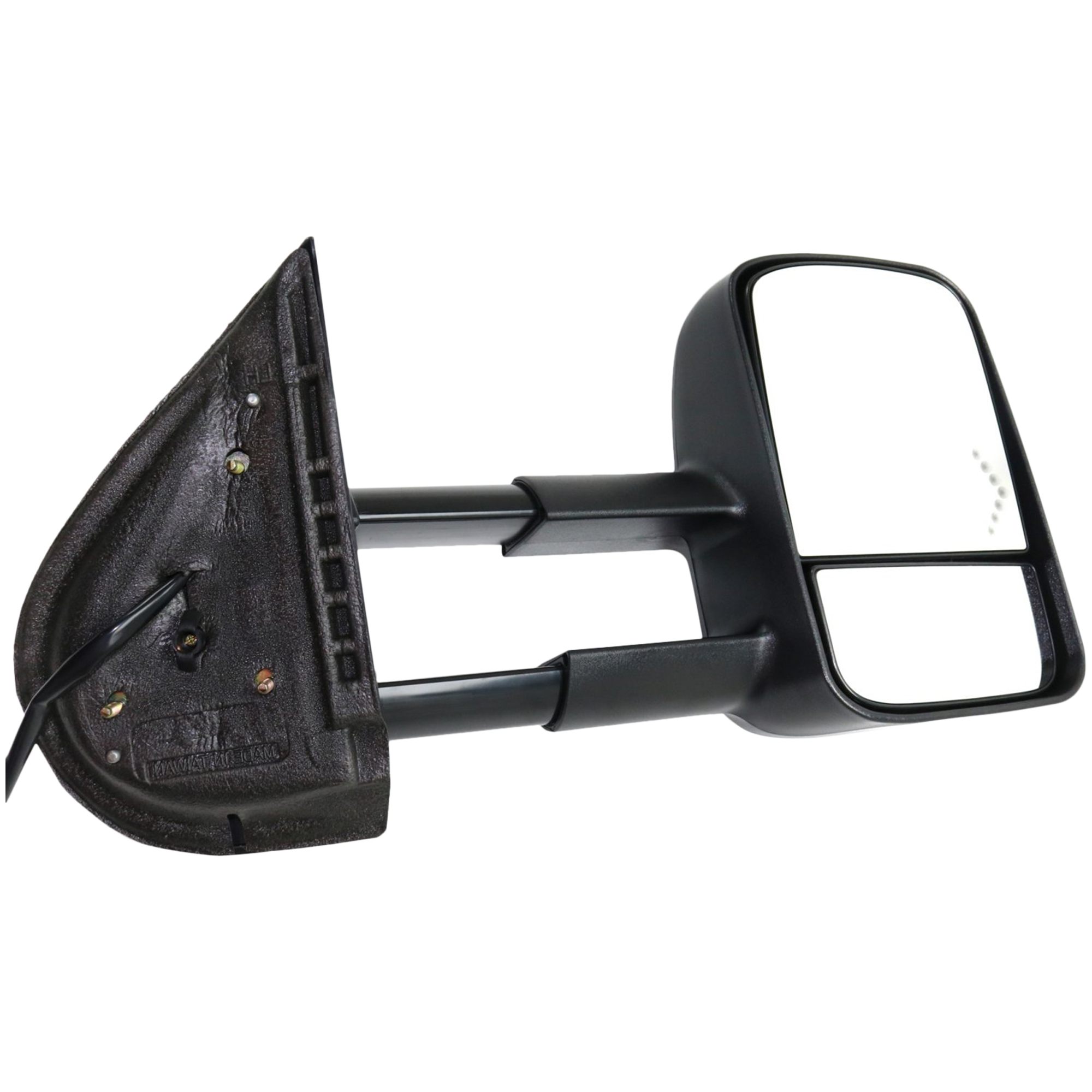 AM SILVERADO 07-14 SUBURBAN 07-14 TOWING MIRROR RH Power Manual Folding Heated Textured w In glass Signal Light No Memory and Puddle Light SKU JCV41ER S Partslink GM1321354 OEM 20862099