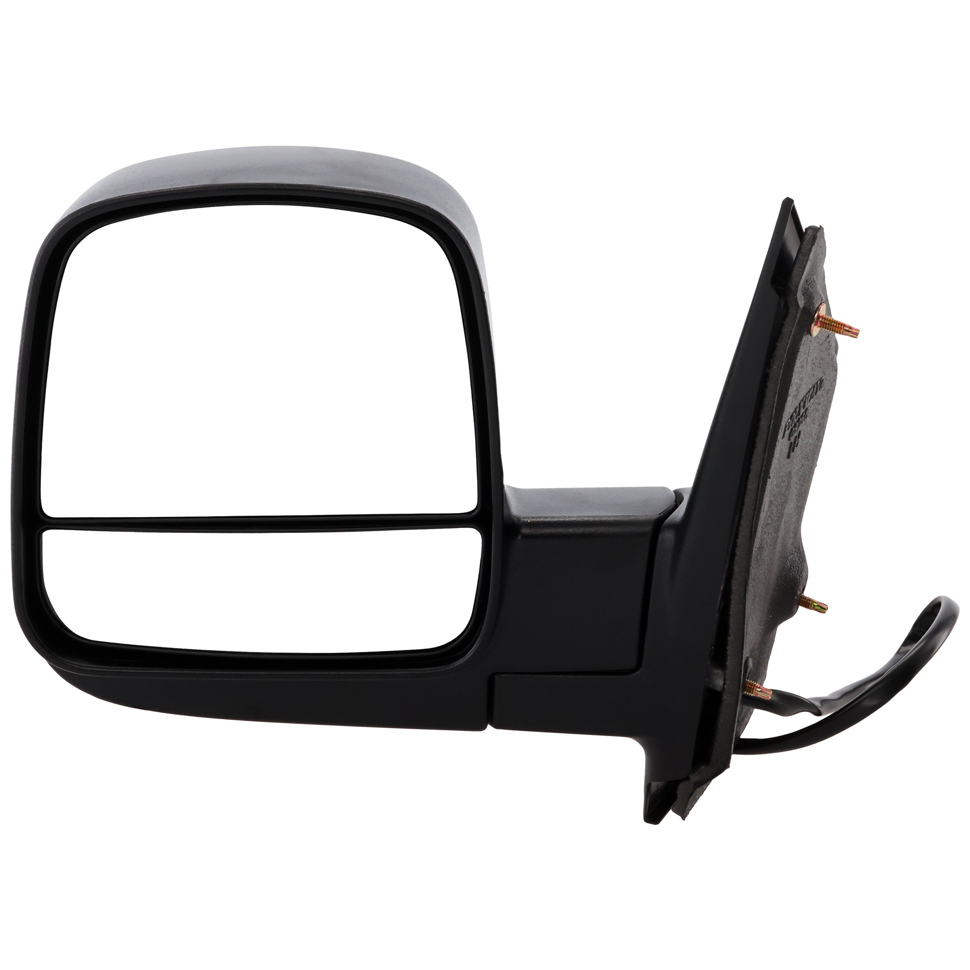 AM EXPRESS SAVANA VAN 08-23 MIRROR LH Power Manual Folding Heated Textured Standard Type No Signal Light SKU JCV86EL Partslink GM1320396 OEM 15227418
