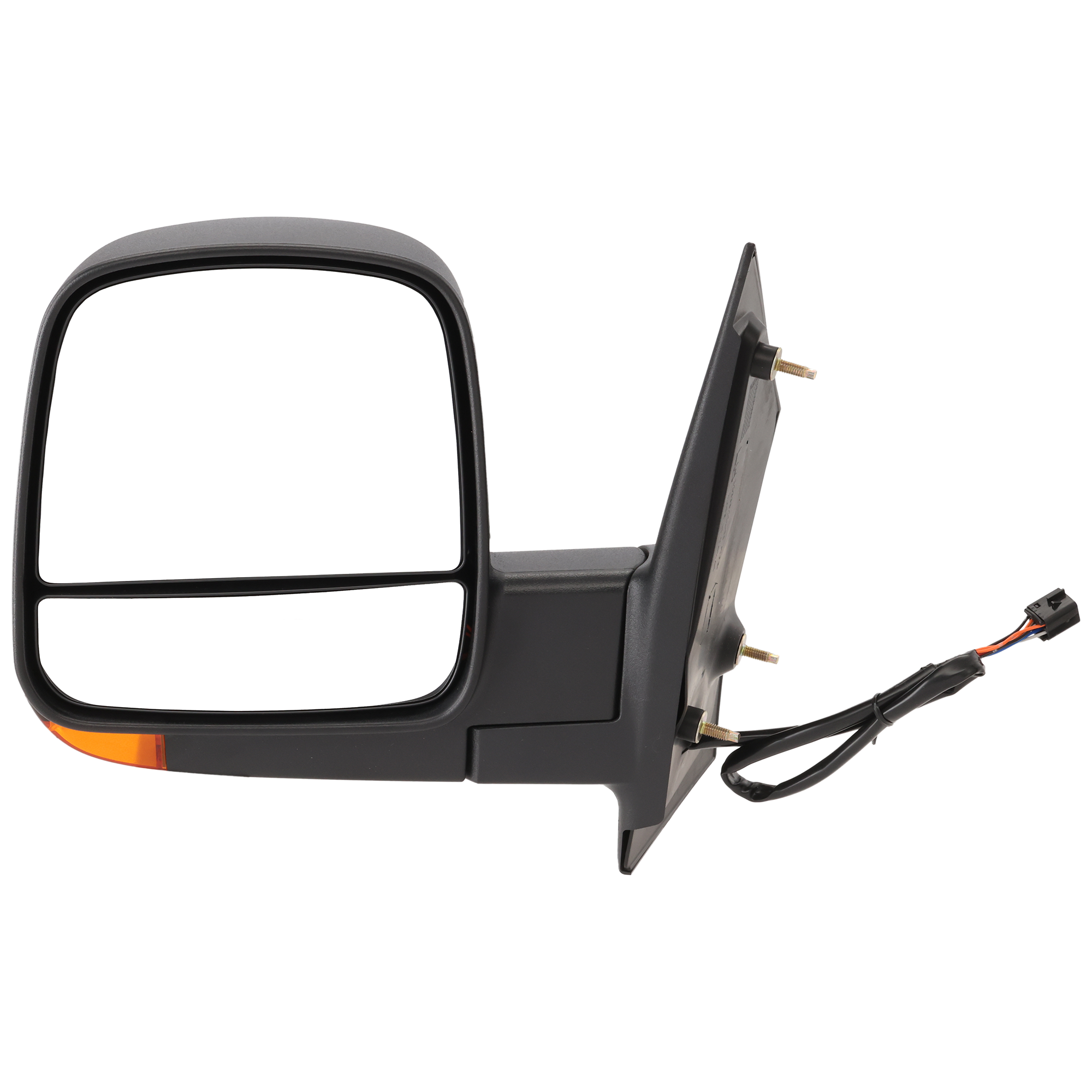 AM EXPRESS SAVANA VAN 08-23 MIRROR LH Power Manual Folding Heated Textured Standard Type w Signal Light SKU JCV87EL S Partslink GM1320397 OEM 15227416